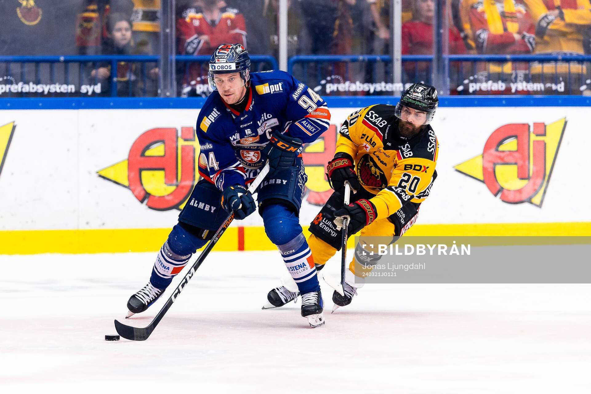 Växjös Joel Persson och Luleås Jack Connolly