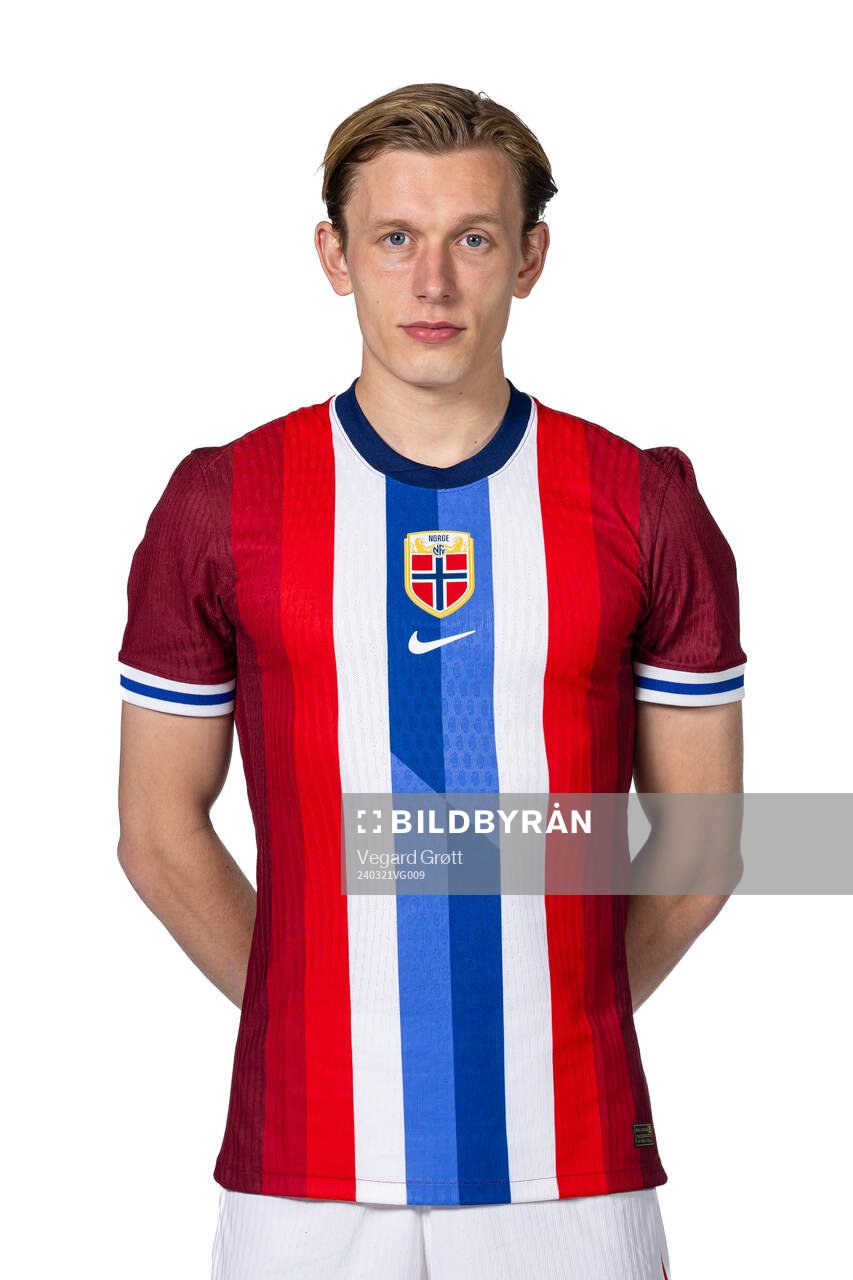 Marcus Holmgren Pedersen of the Norwegian national football