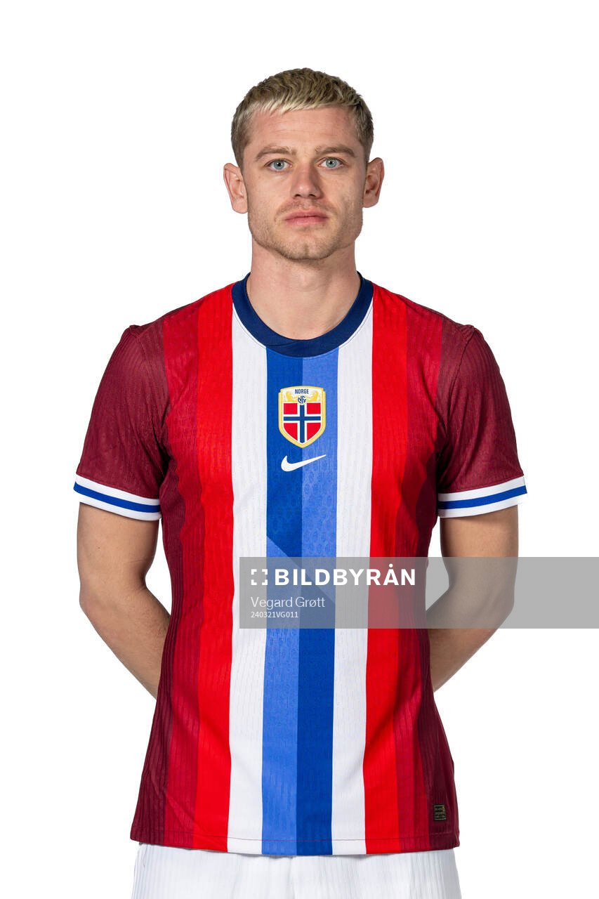 Julian Ryerson of the Norwegian national football team