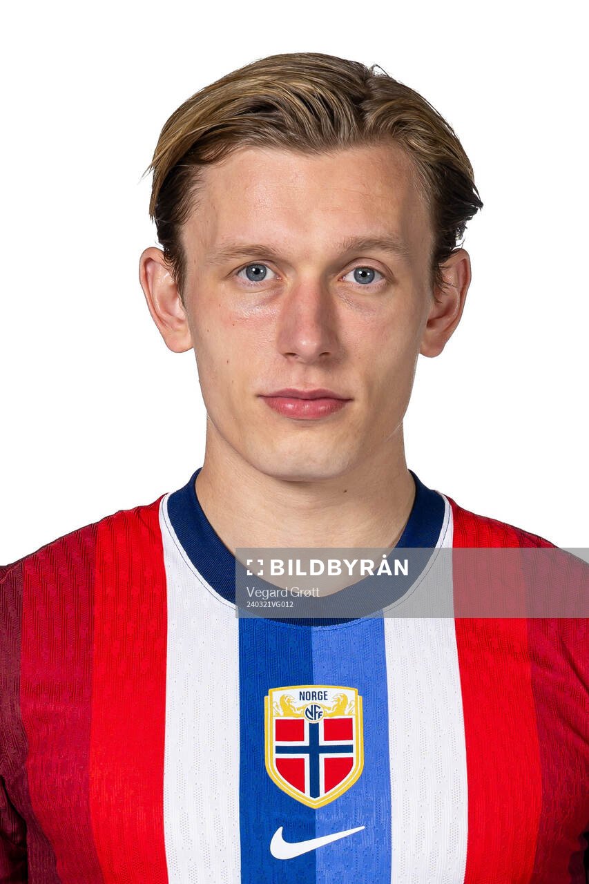 Marcus Holmgren Pedersen of the Norwegian national football