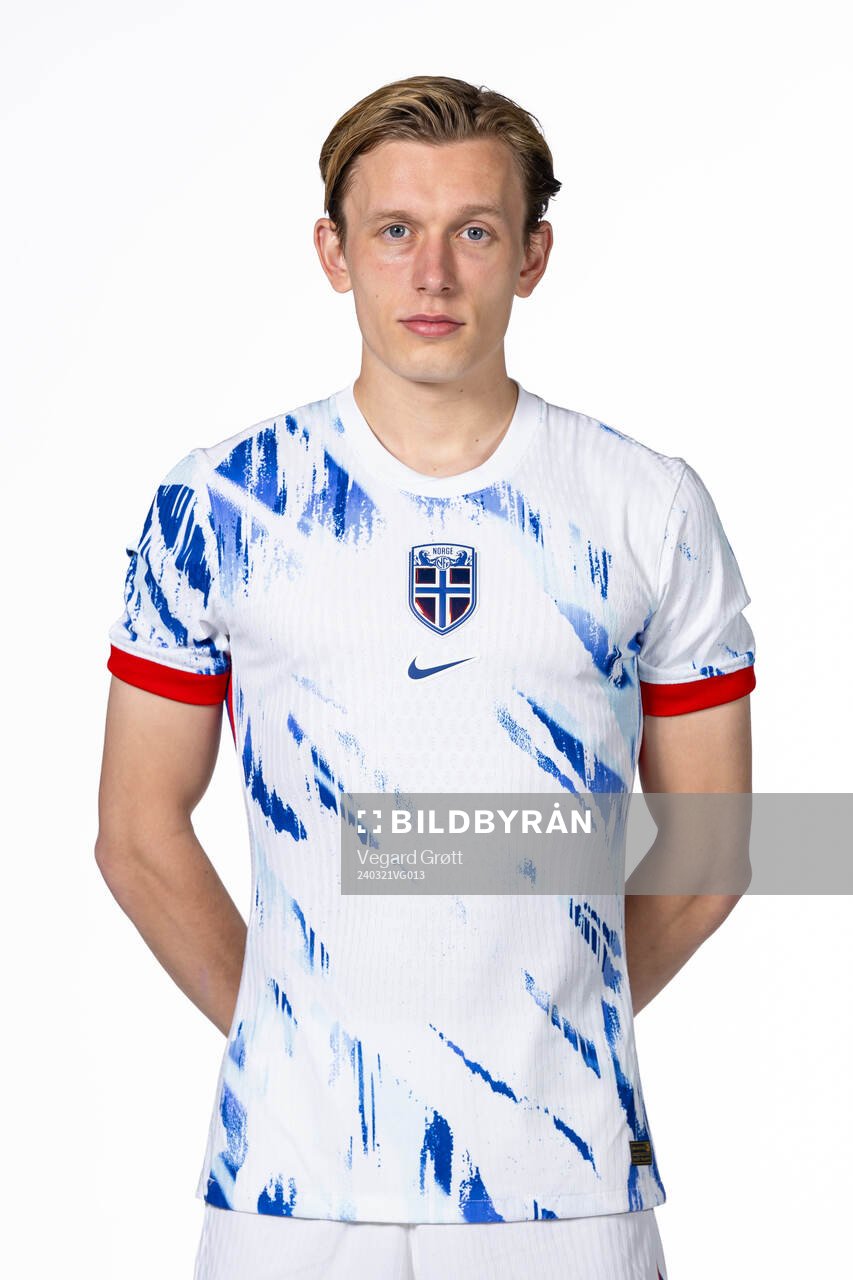 Marcus Holmgren Pedersen of the Norwegian national football
