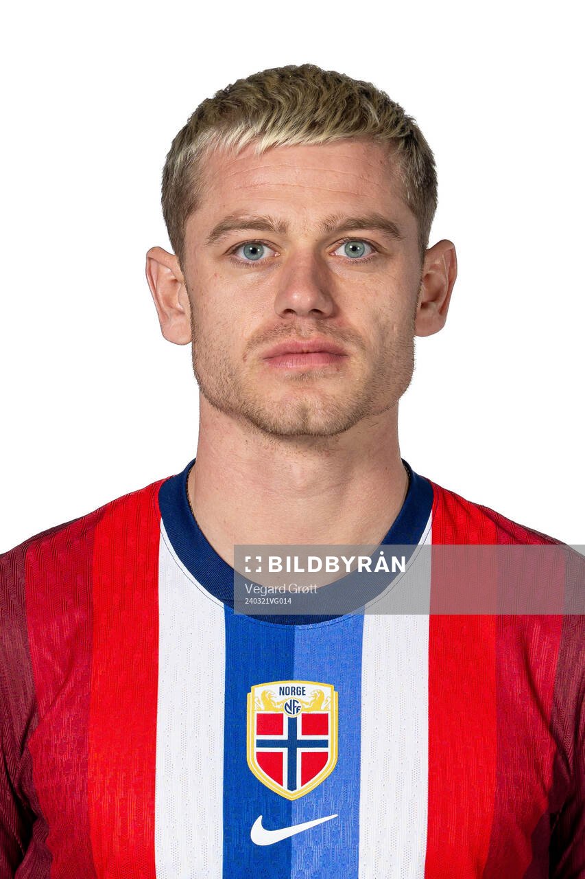 Julian Ryerson of the Norwegian national football team