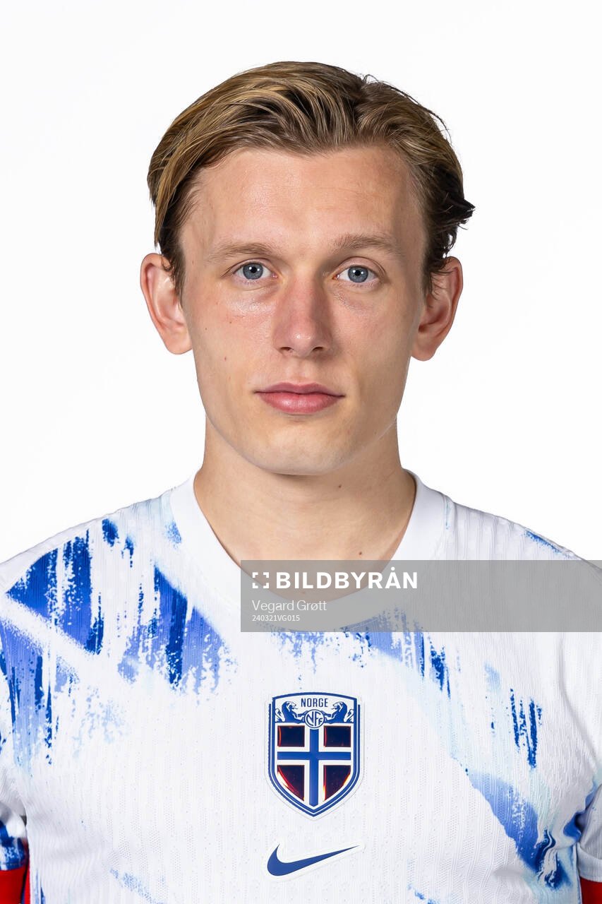 Marcus Holmgren Pedersen of the Norwegian national football