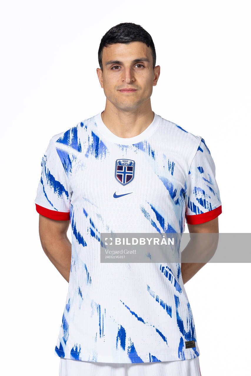 Mohamed Elyounoussi of the Norwegian national football team