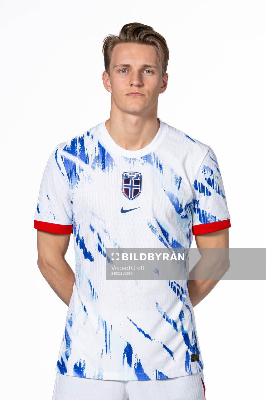 Martin Ødegaard of the Norwegian national football team