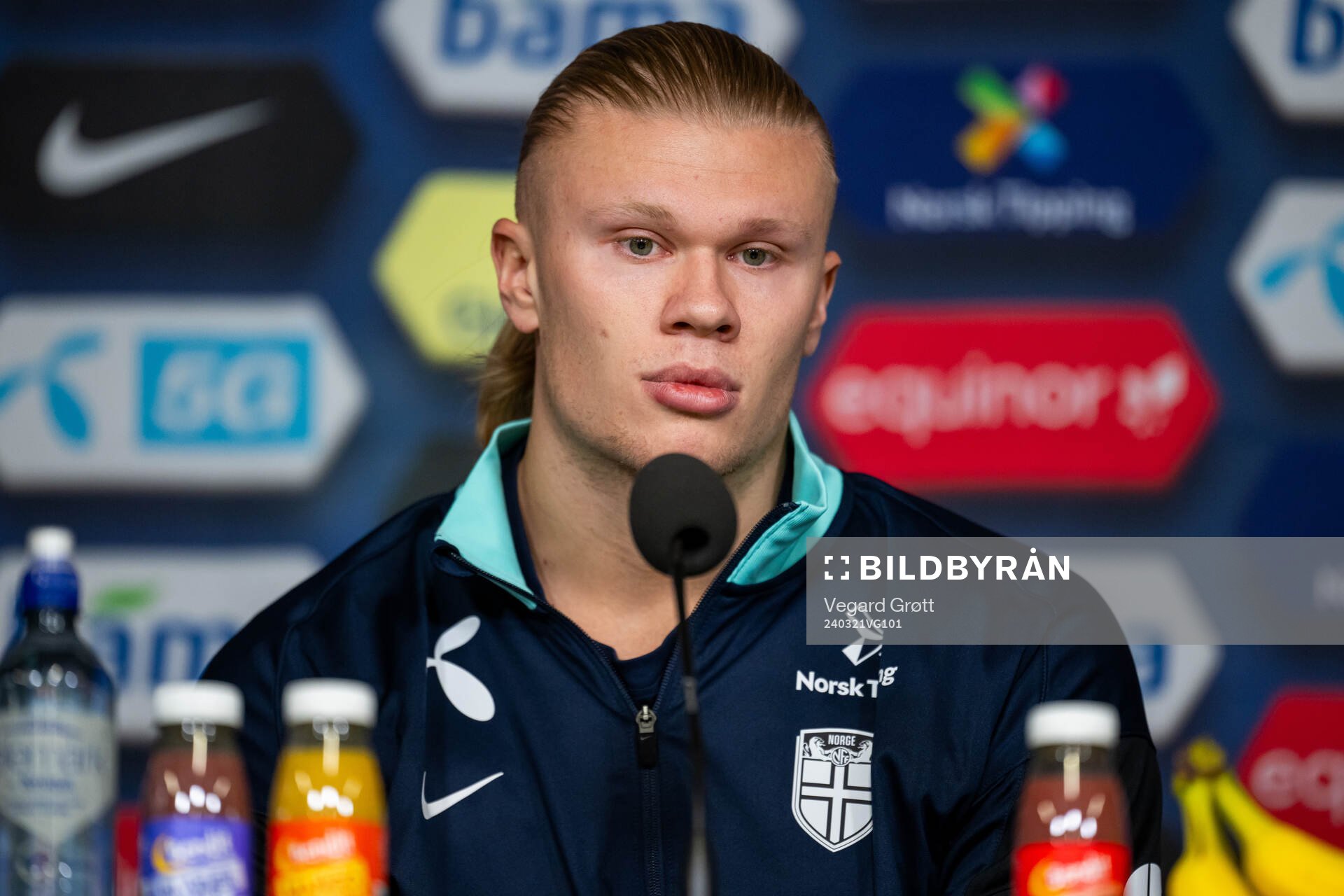 Erling Braut Haaland of the Norwegian national football team