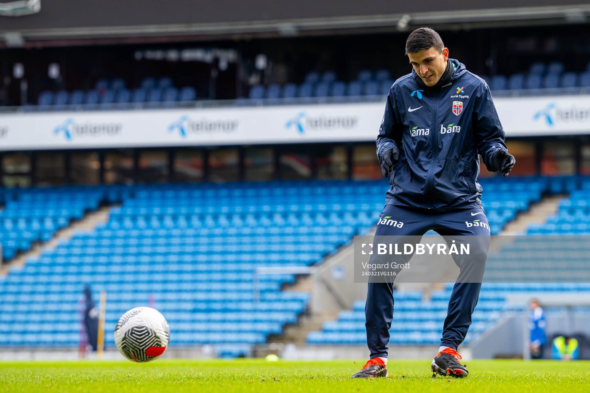 Mohamed Elyounoussi of the Norwegian national football team