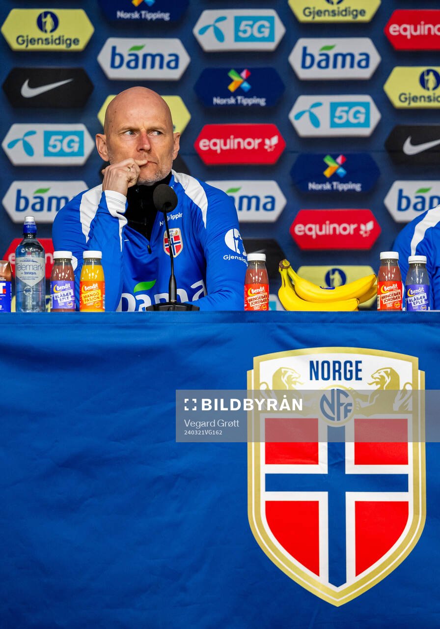 Ståle Solbakken, head coach of the Norwegian national