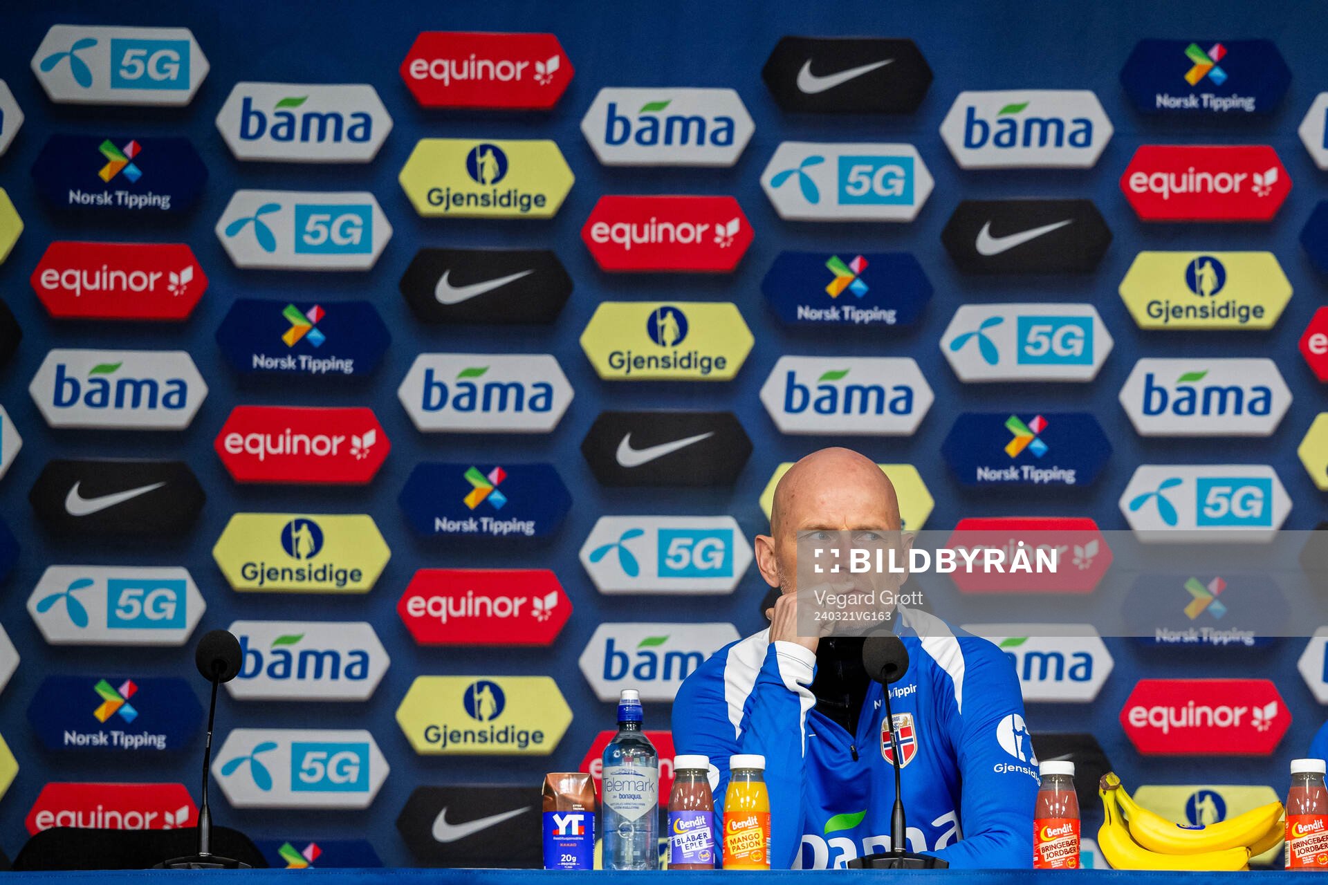 Ståle Solbakken, head coach of the Norwegian national