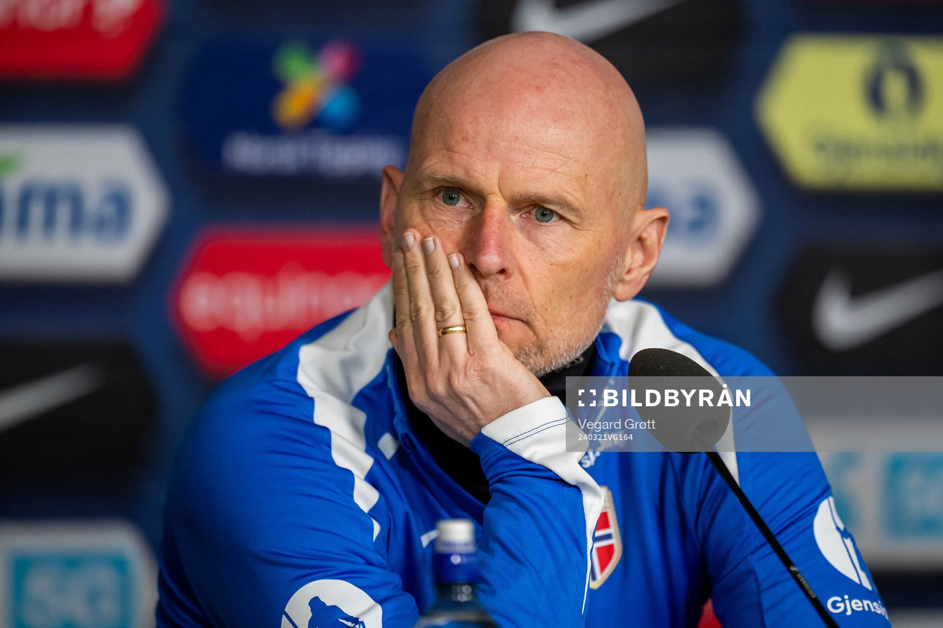 Ståle Solbakken, head coach of the Norwegian national