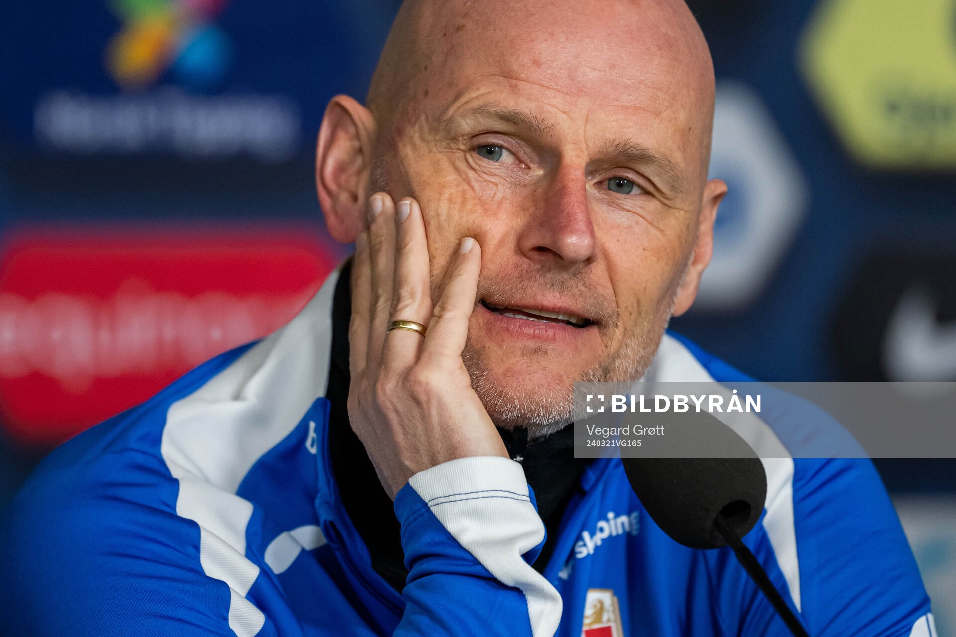 Ståle Solbakken, head coach of the Norwegian national
