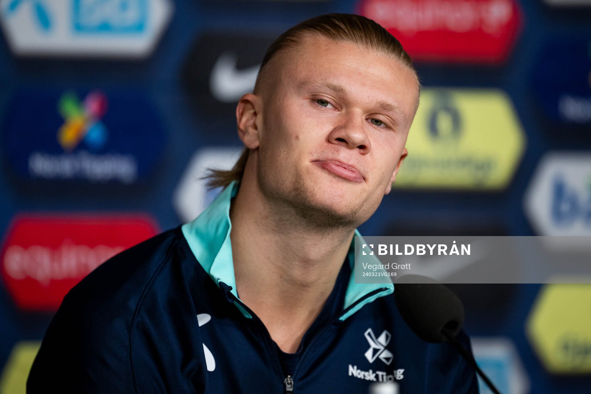Erling Braut Haaland of the Norwegian national football team