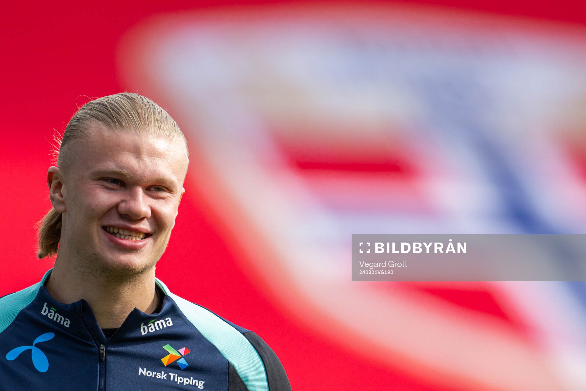 Erling Braut Haaland of the Norwegian national football team