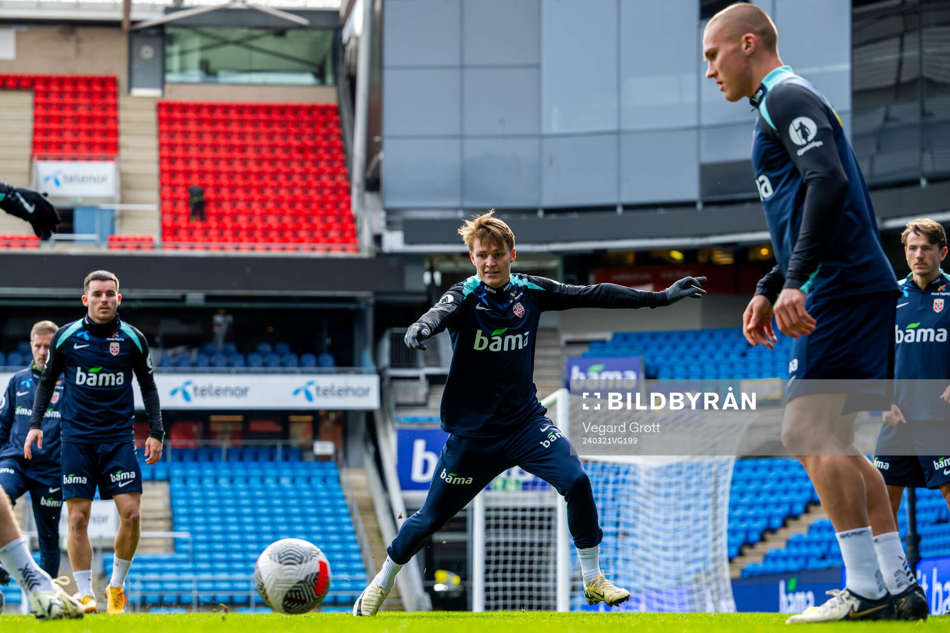 Martin Ødegaard of the Norwegian national football team
