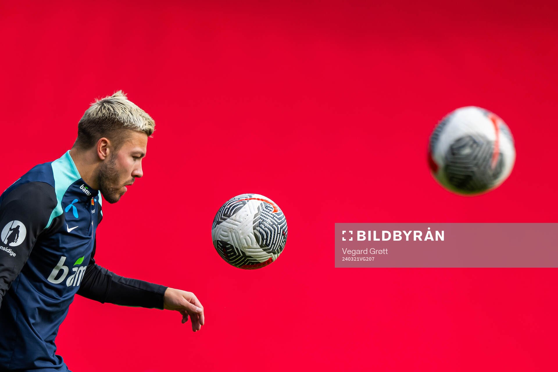 Fredrik André Bjørkan of the Norwegian national football
