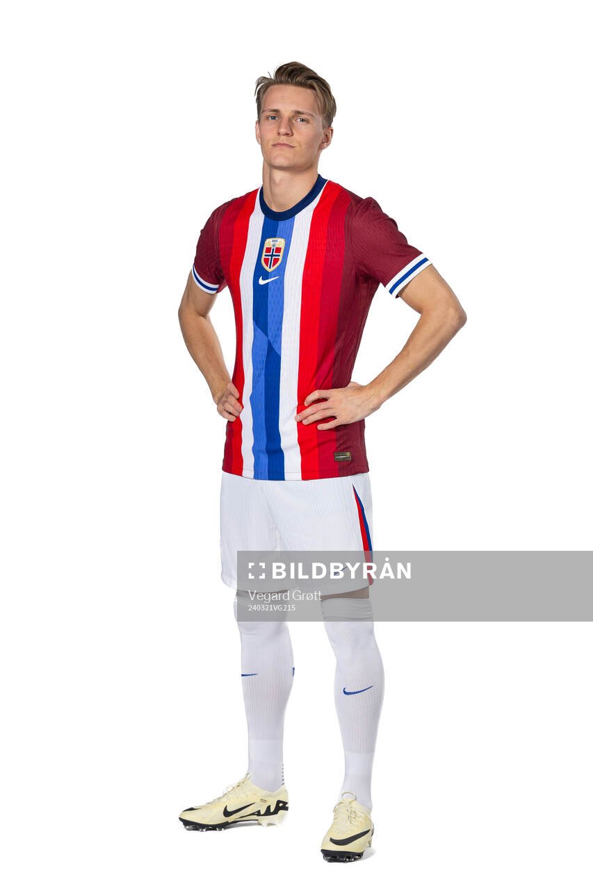 Martin Ødegaard of the Norwegian national football team
