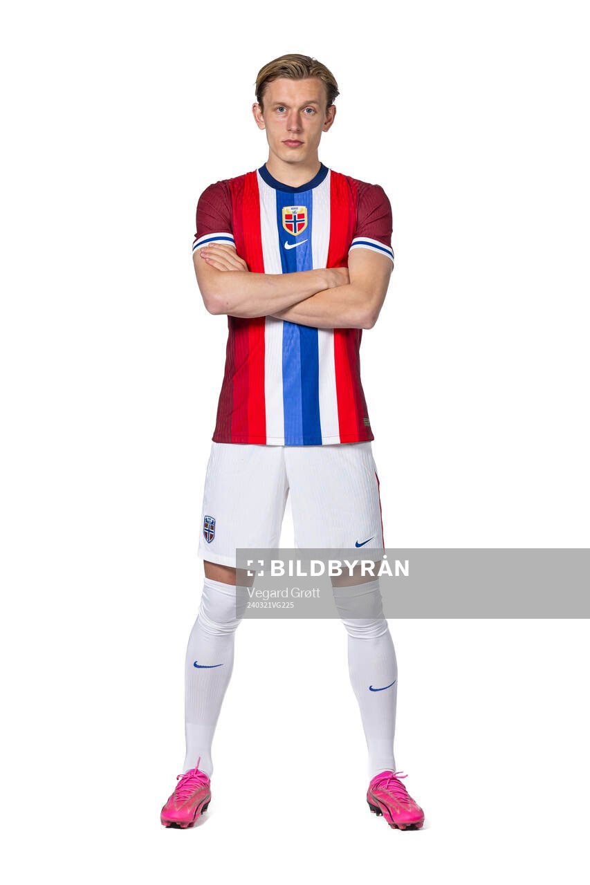 Marcus Holmgren Pedersen of the Norwegian national football