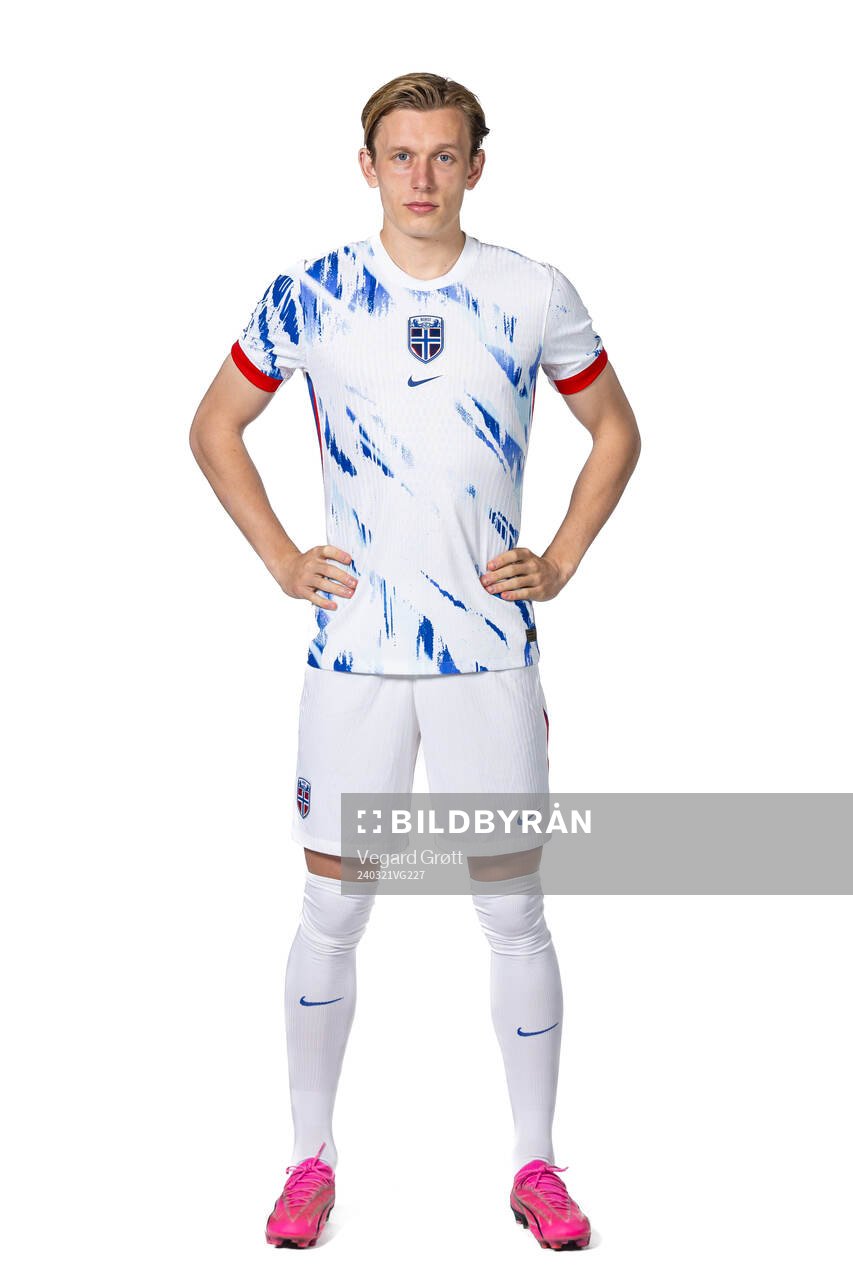 Marcus Holmgren Pedersen of the Norwegian national football