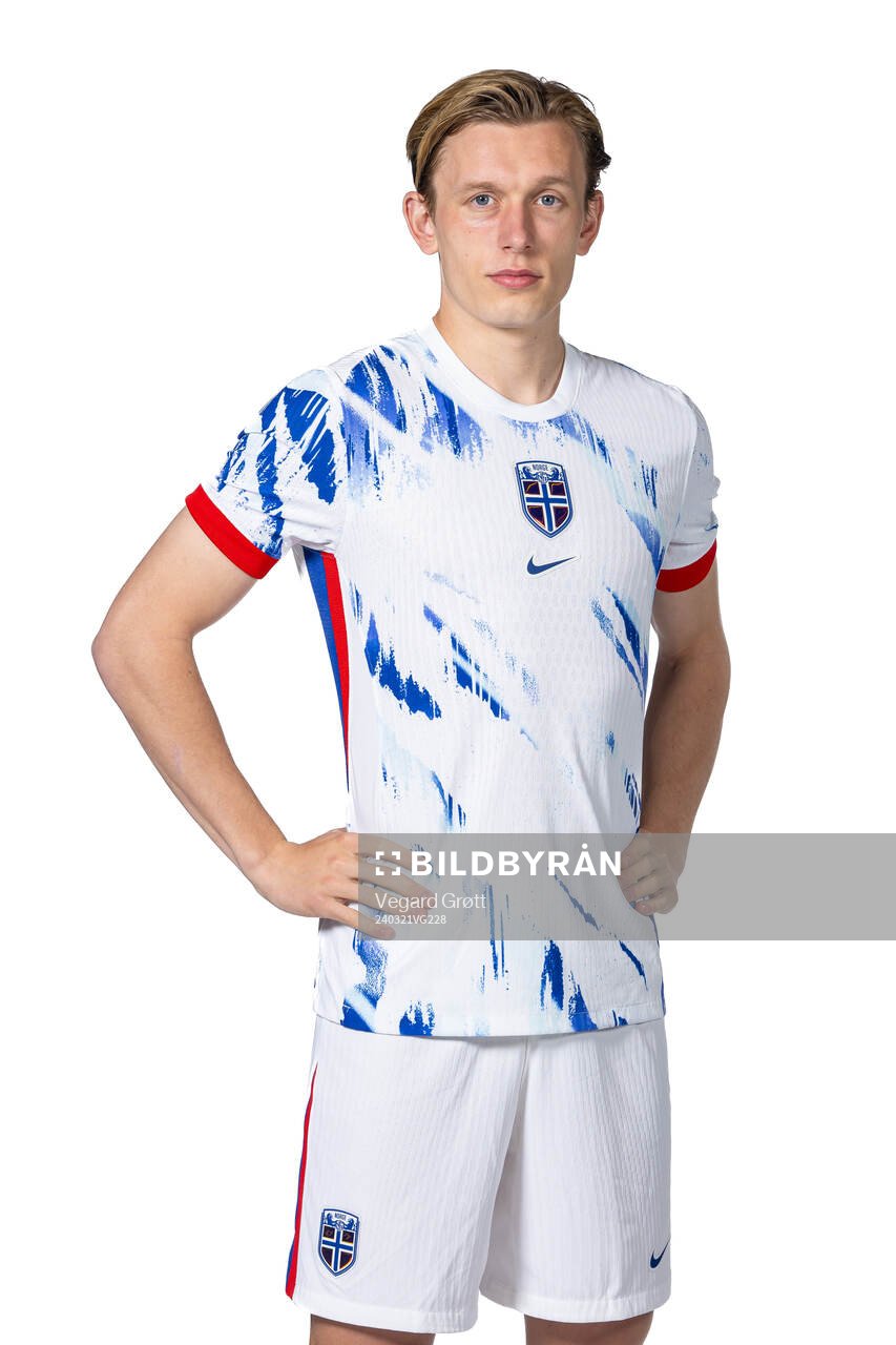 Marcus Holmgren Pedersen of the Norwegian national football