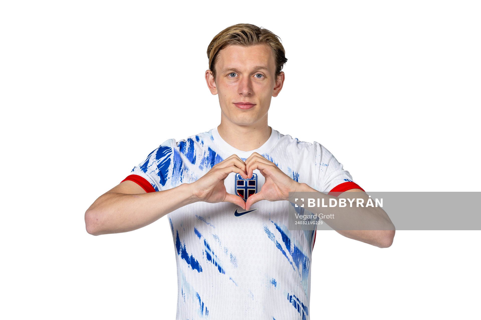 Marcus Holmgren Pedersen of the Norwegian national football