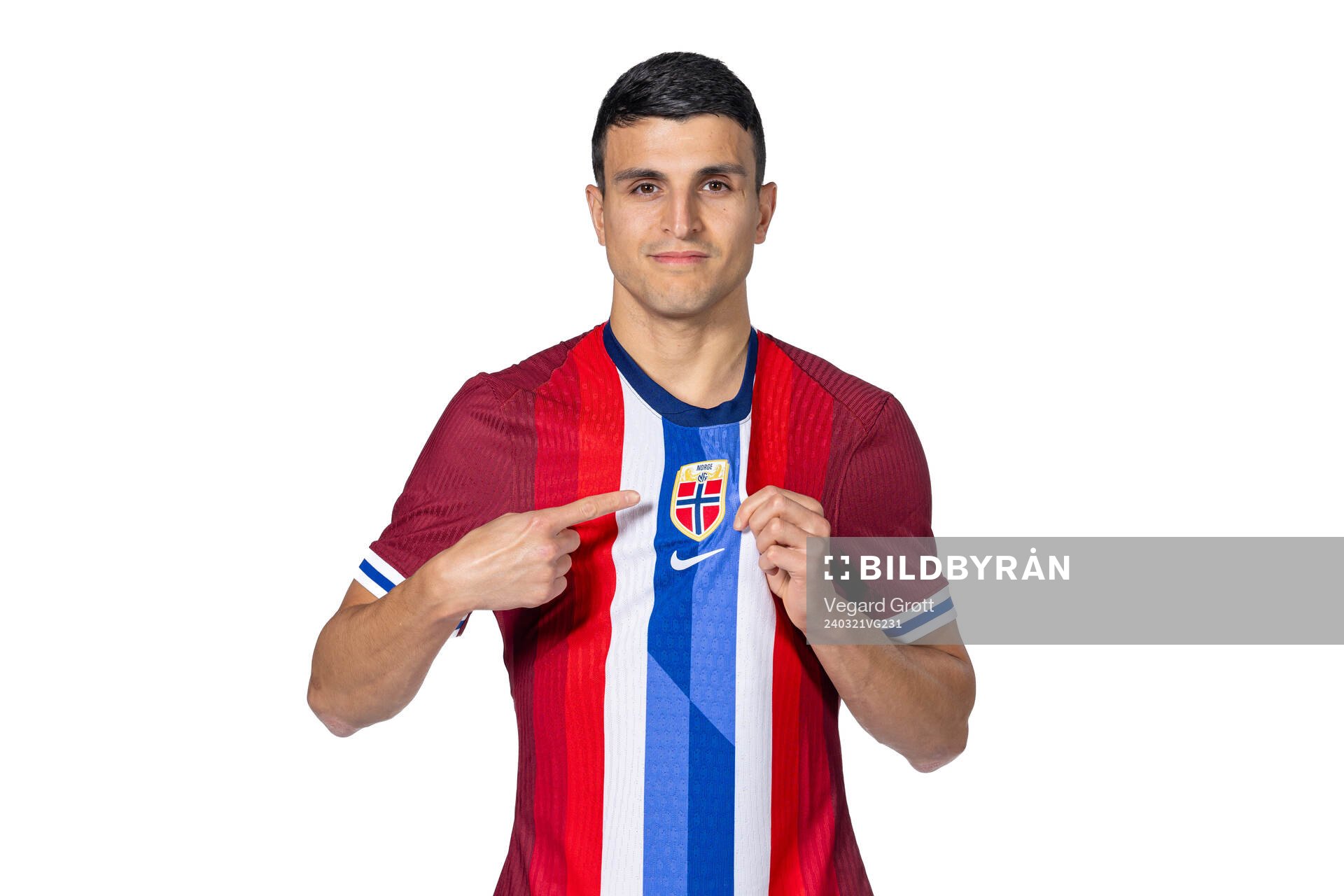 Mohamed Elyounoussi of the Norwegian national football team