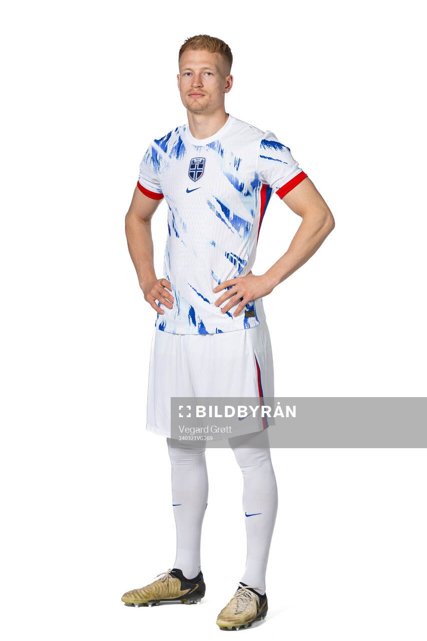Andreas Hanche-Olsen of the Norwegian national football