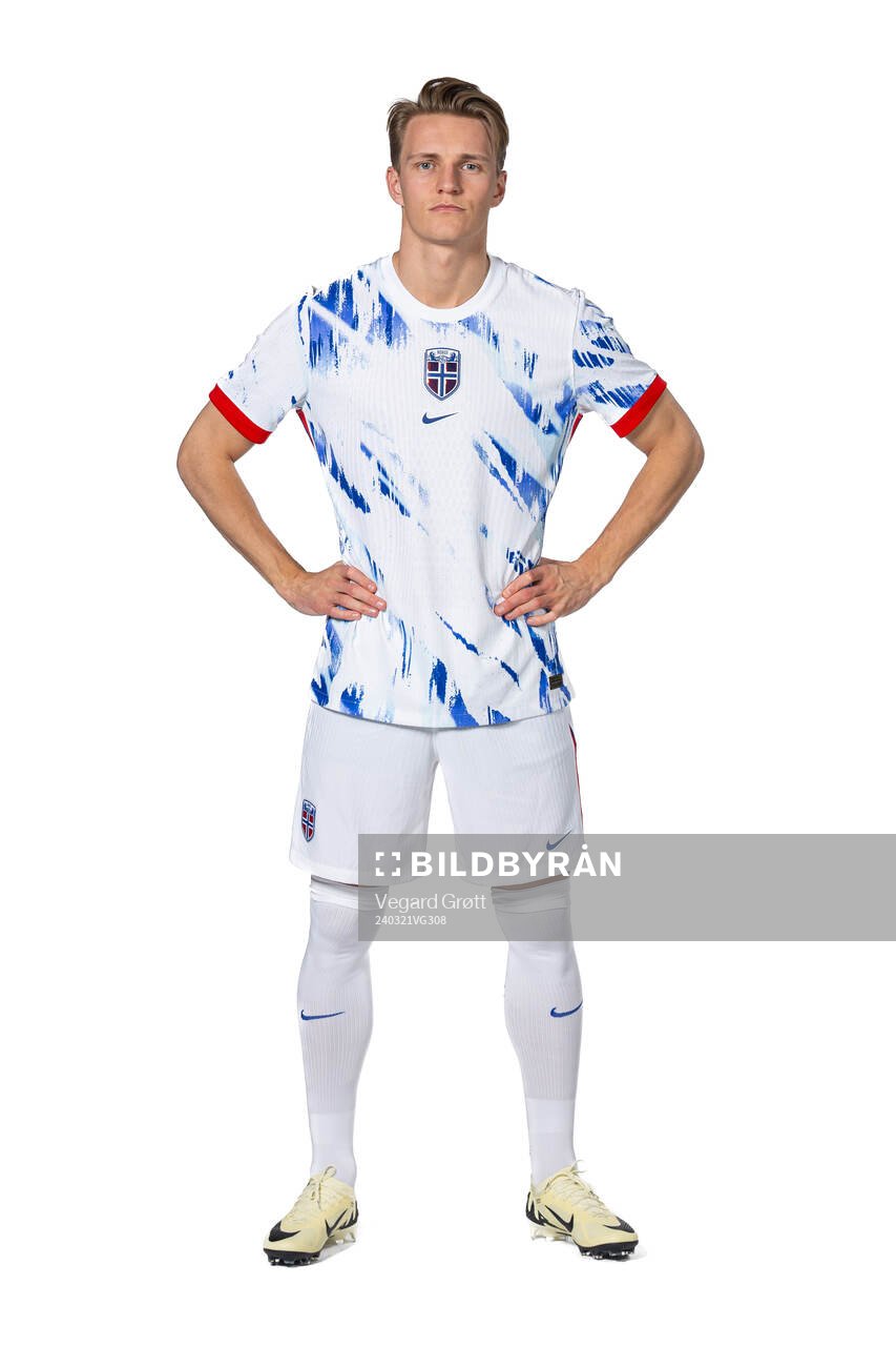 Martin Ødegaard of the Norwegian national football team