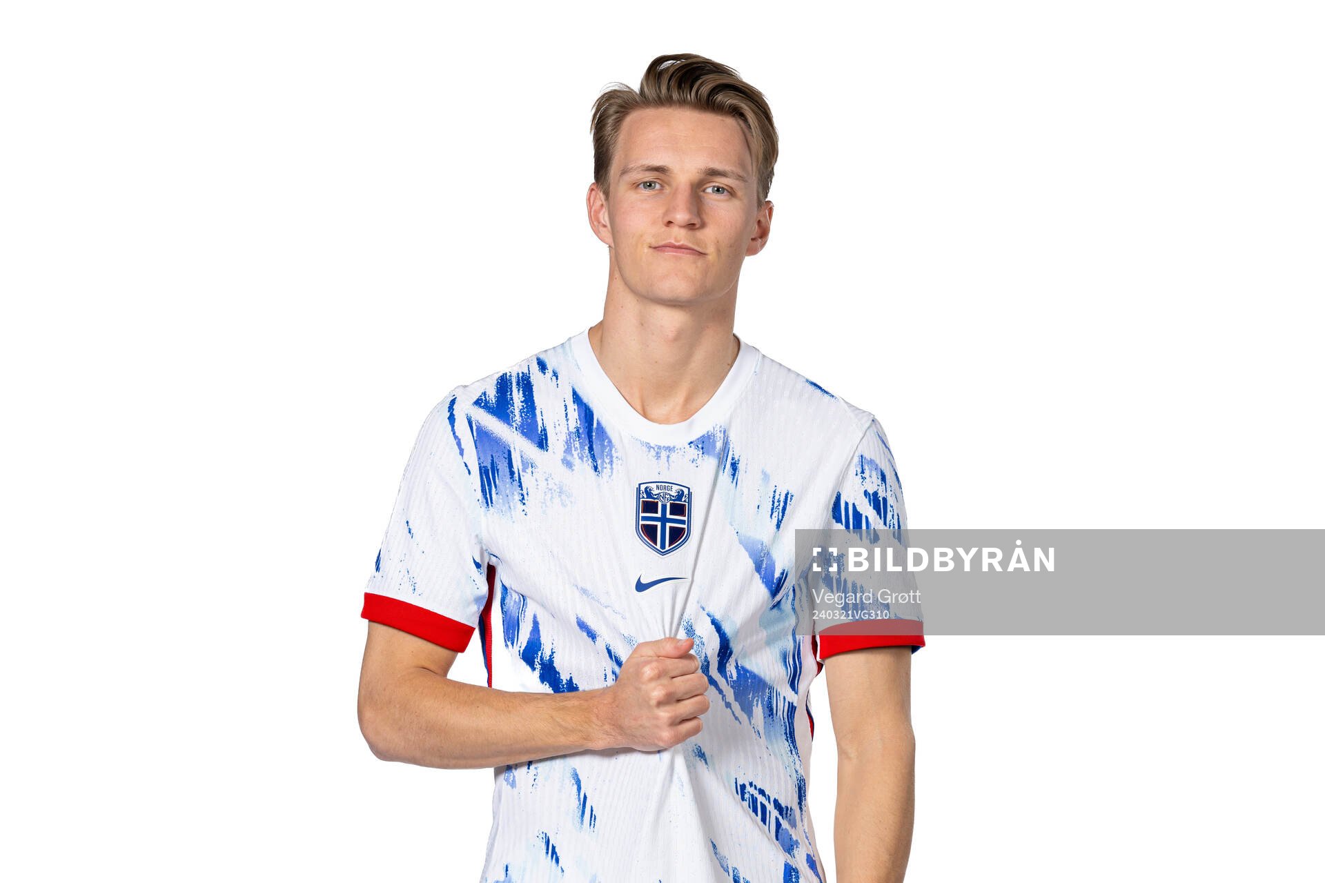 Martin Ødegaard of the Norwegian national football team