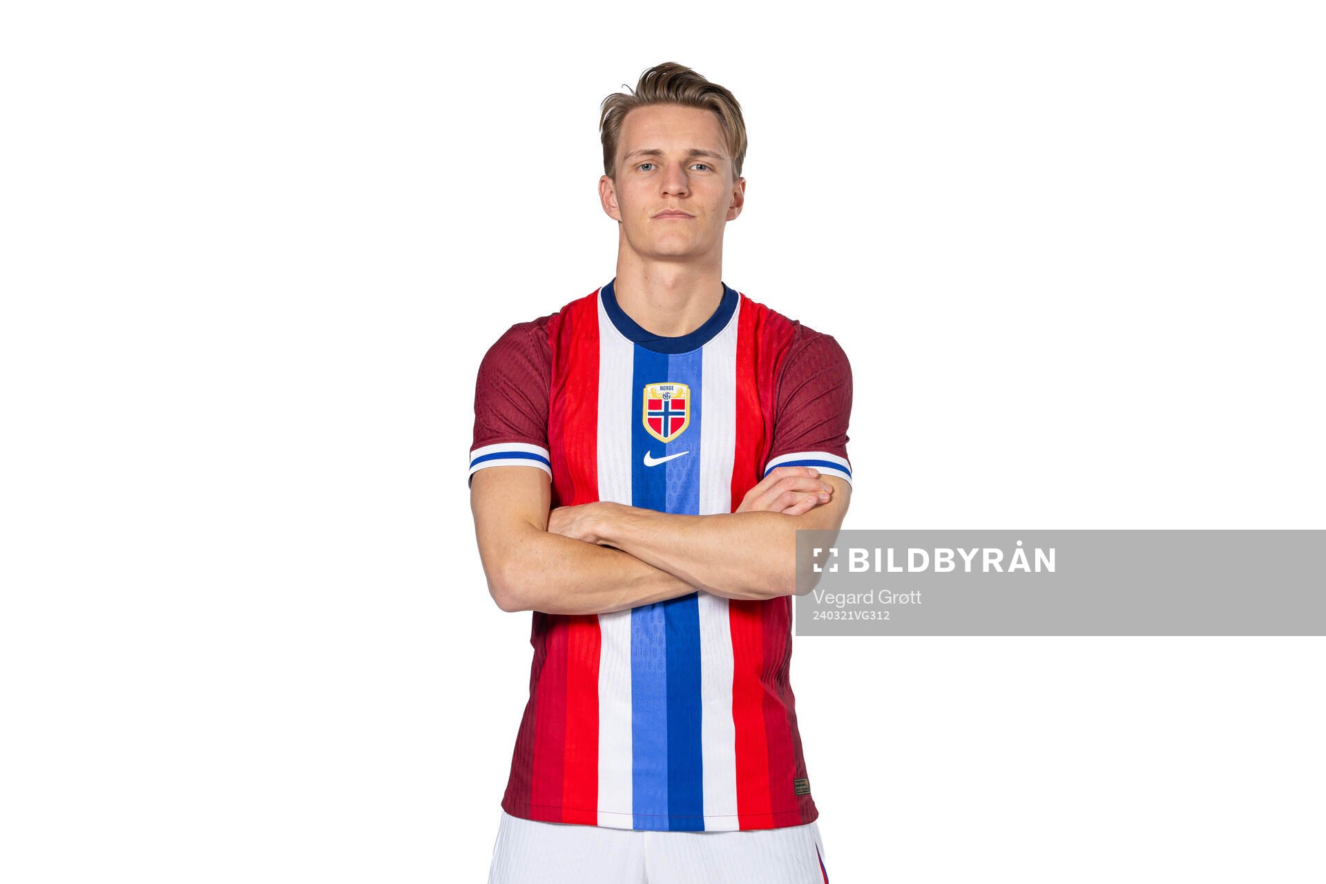 Martin Ødegaard of the Norwegian national football team