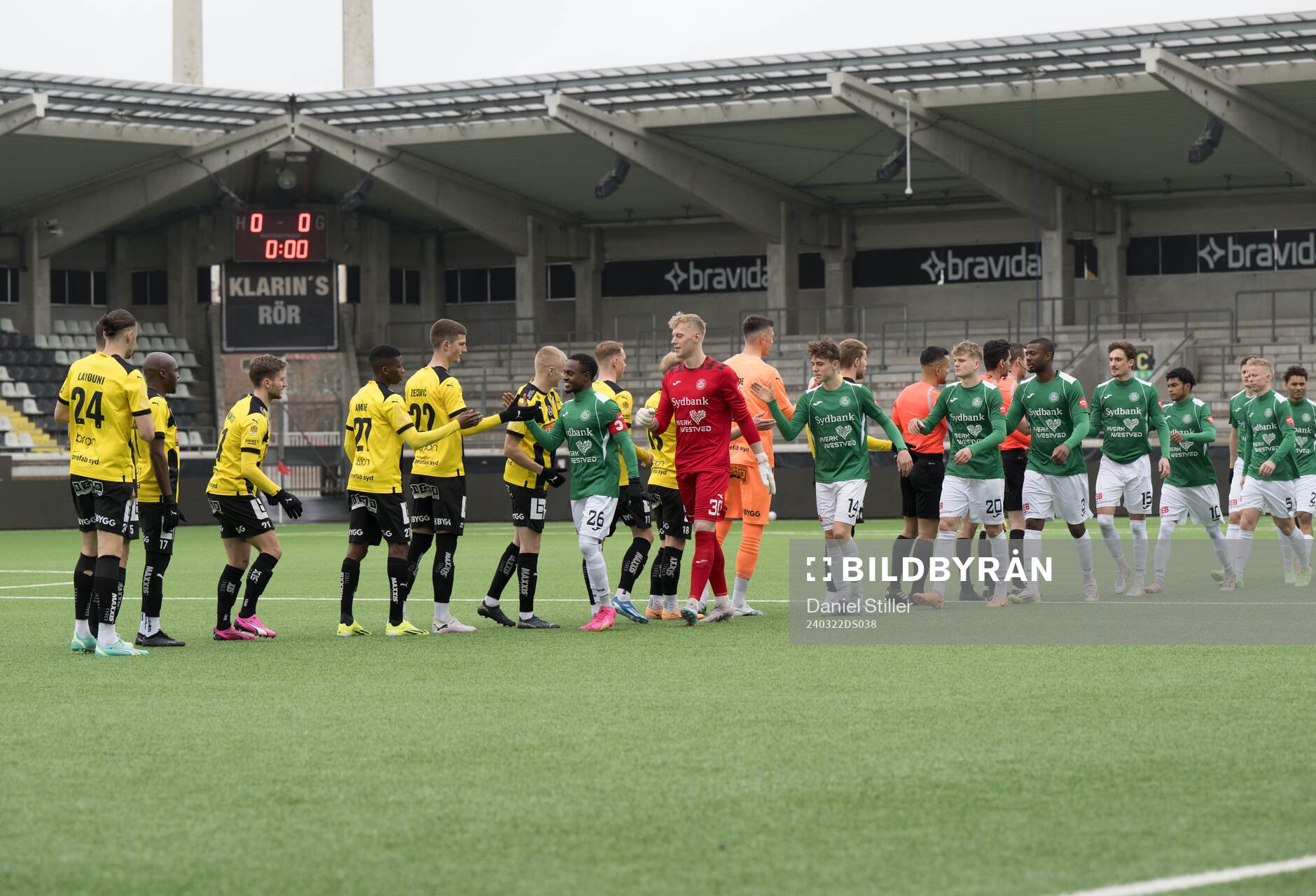 Inför träningsmatchen mellan Häcken och Naestved