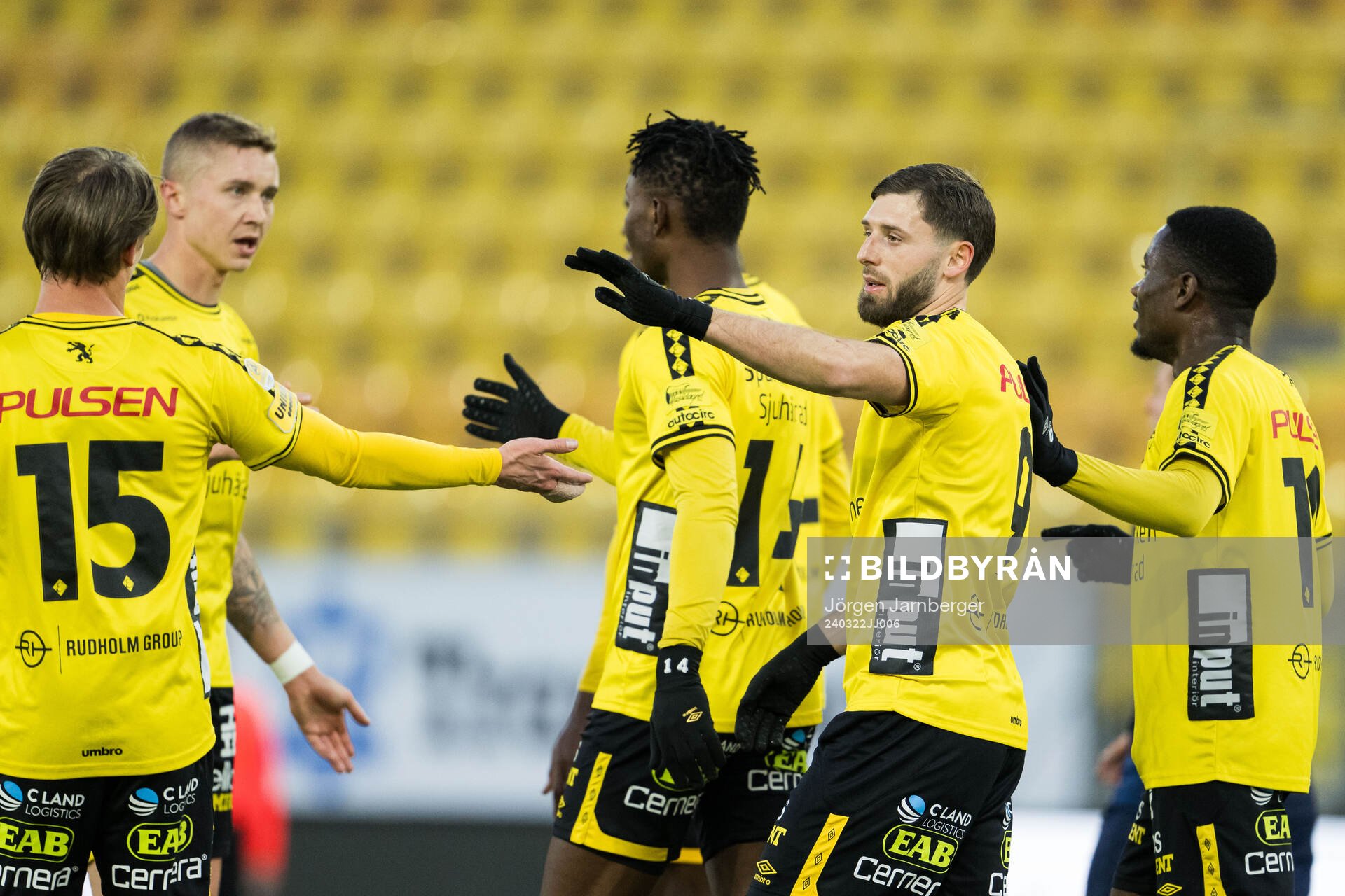 Elfsborgs Arber Zeneli jublar