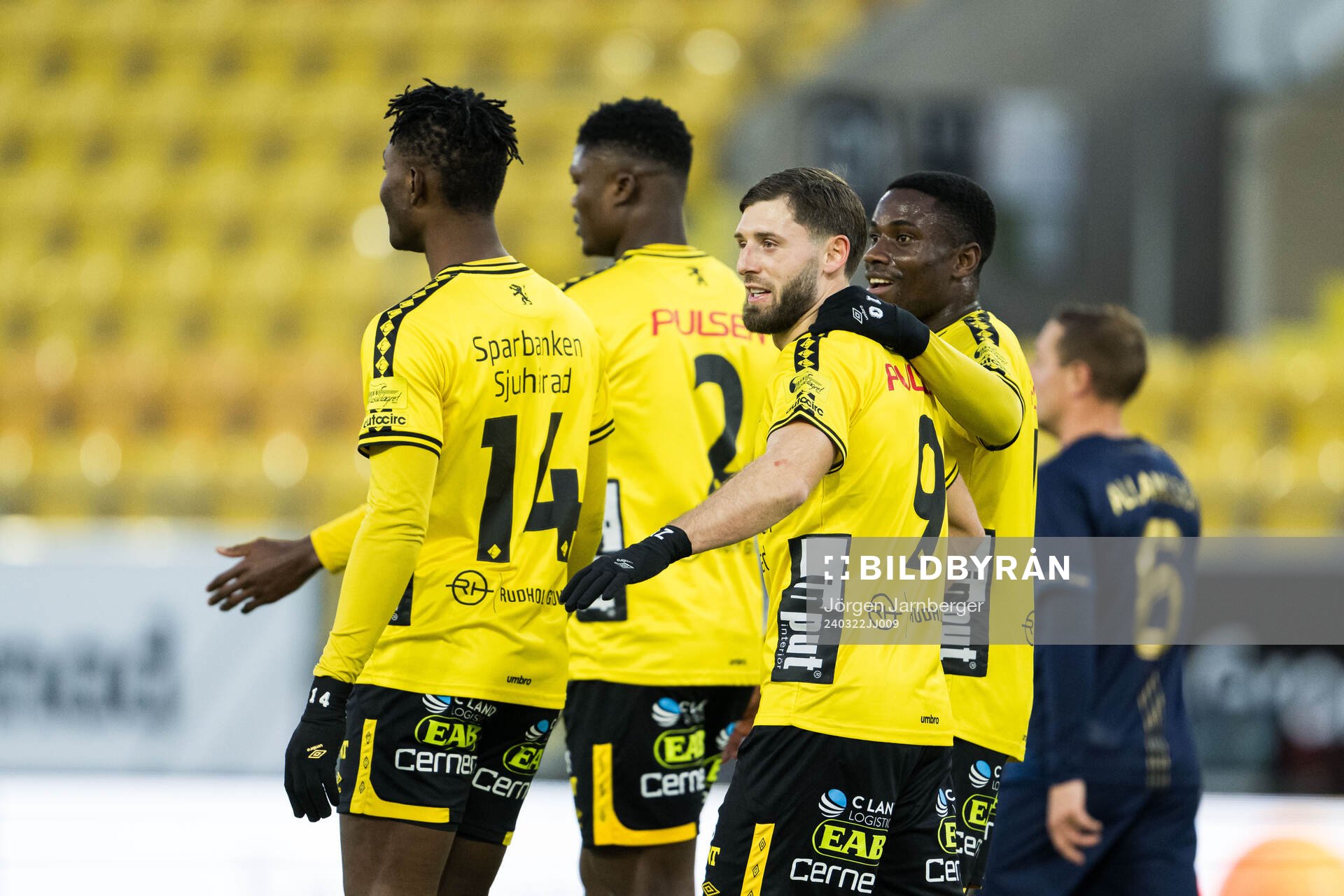 Elfsborgs Arber Zeneli jublar
