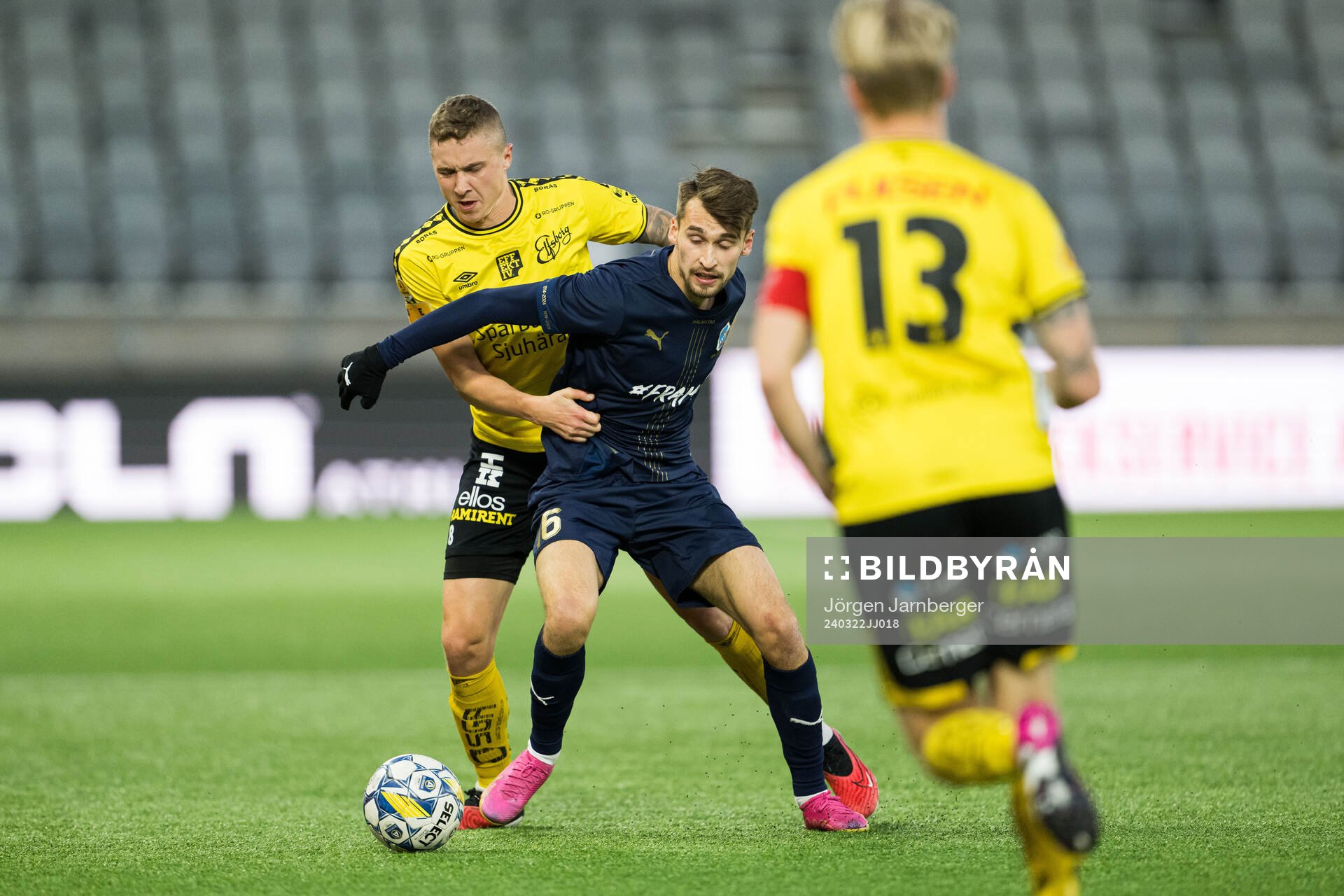 Elfsborgs Sebastian Holmén och Halmstads Rasmus