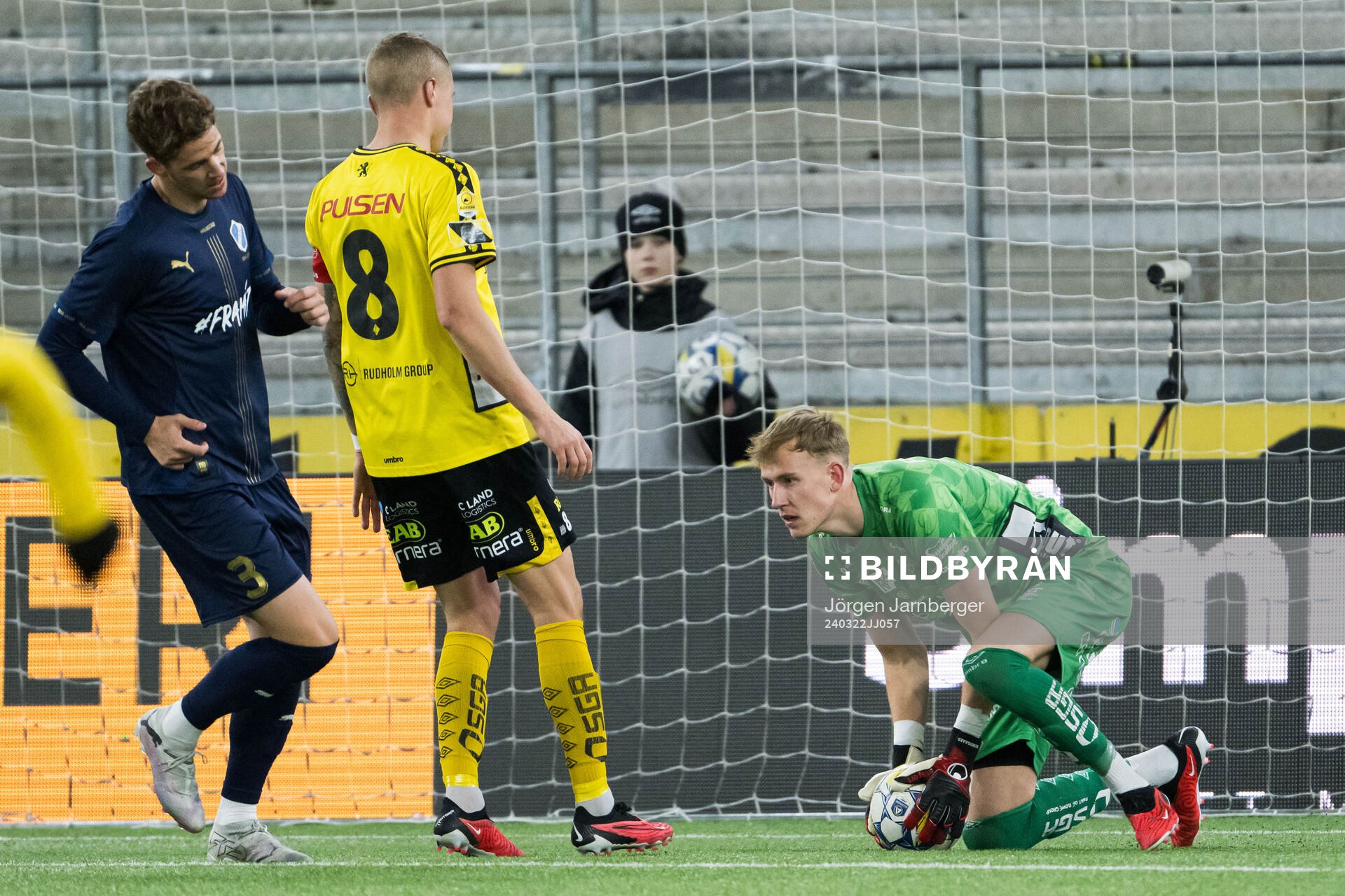Halmstads Gabriel Wallentin och Elfsborgs Sebastian Holmén