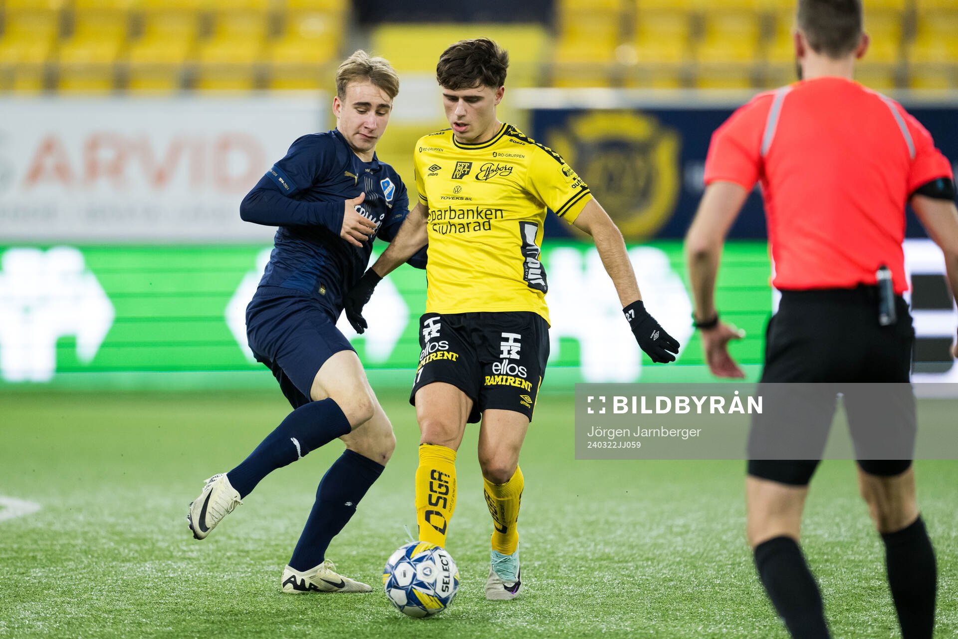 Halmstads Måns Andersson och Elfsborgs Besfort Zeneli