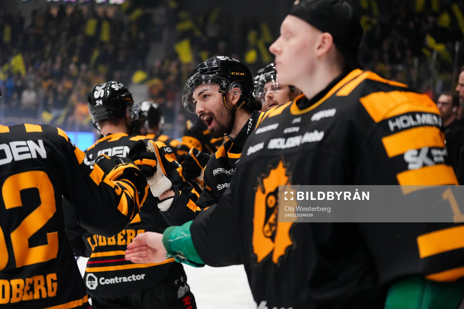 Skellefteås Dylan Sikura jublar