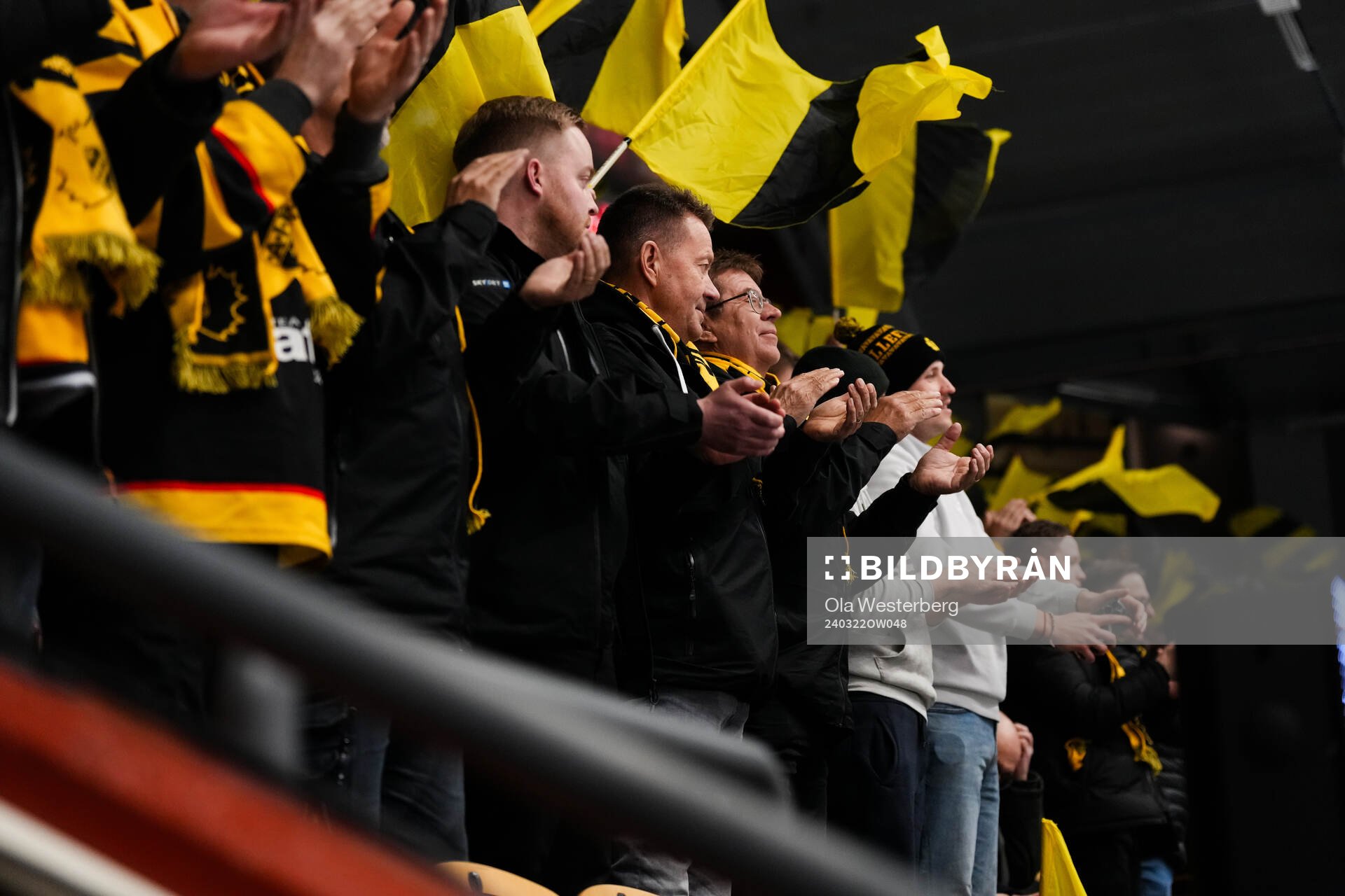Publiken jublar