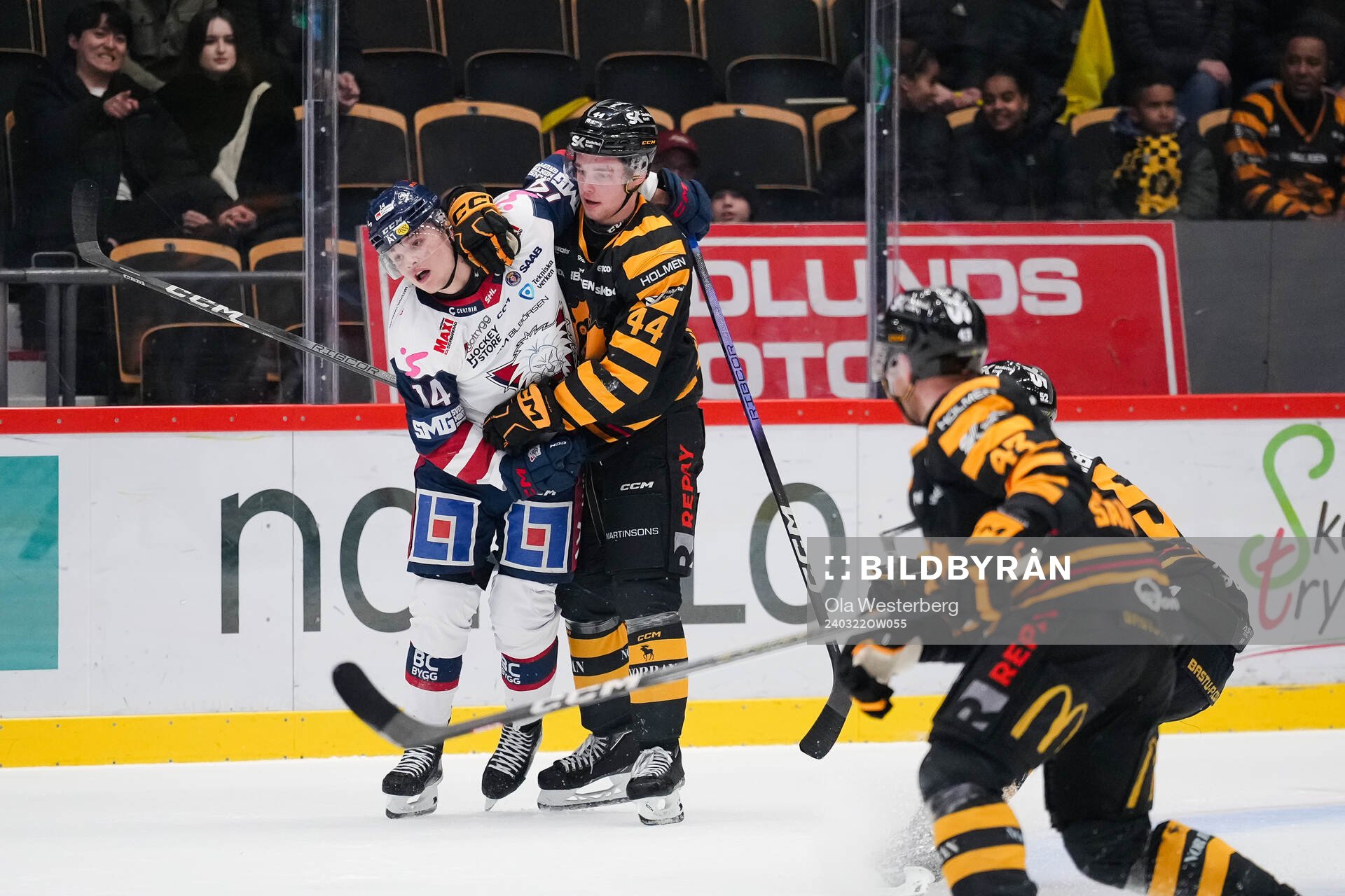Linköpings Arvid Costmar och Skellefteås Elias Salomonsson