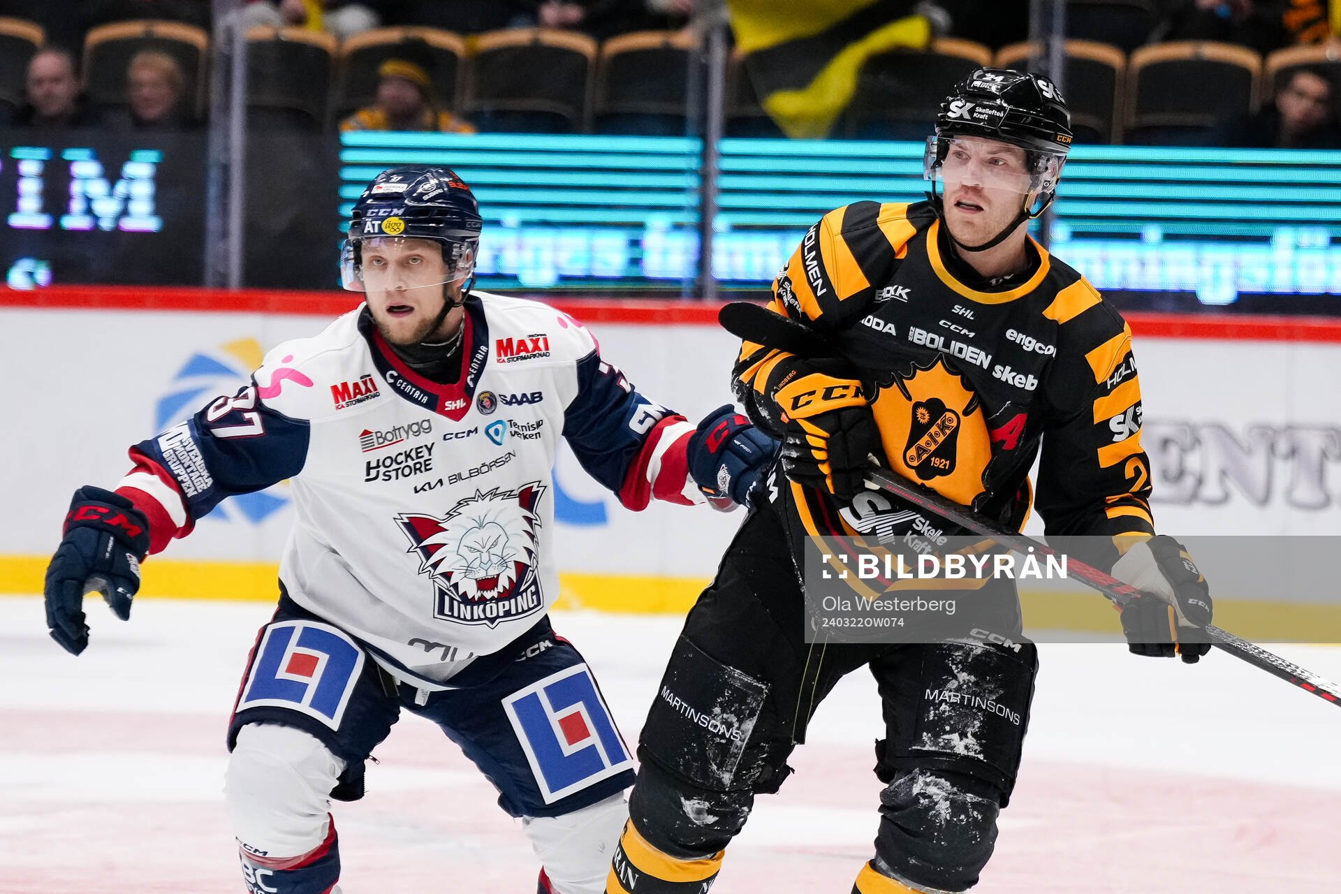 Linköpings Jesper Pettersson och Skellefteås Oscar