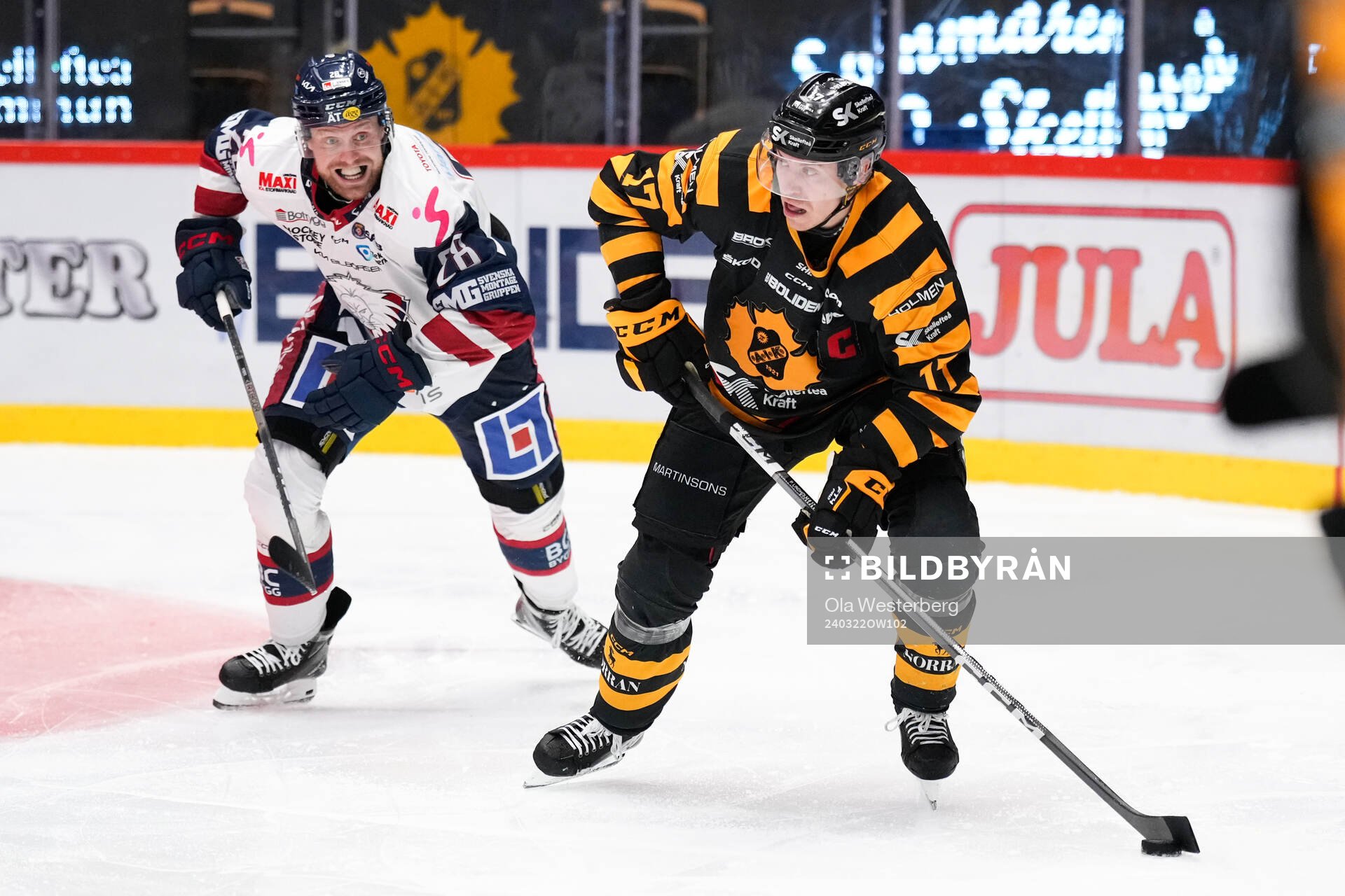 Linköpings John Nyberg och Skellefteås Pär Lindholm