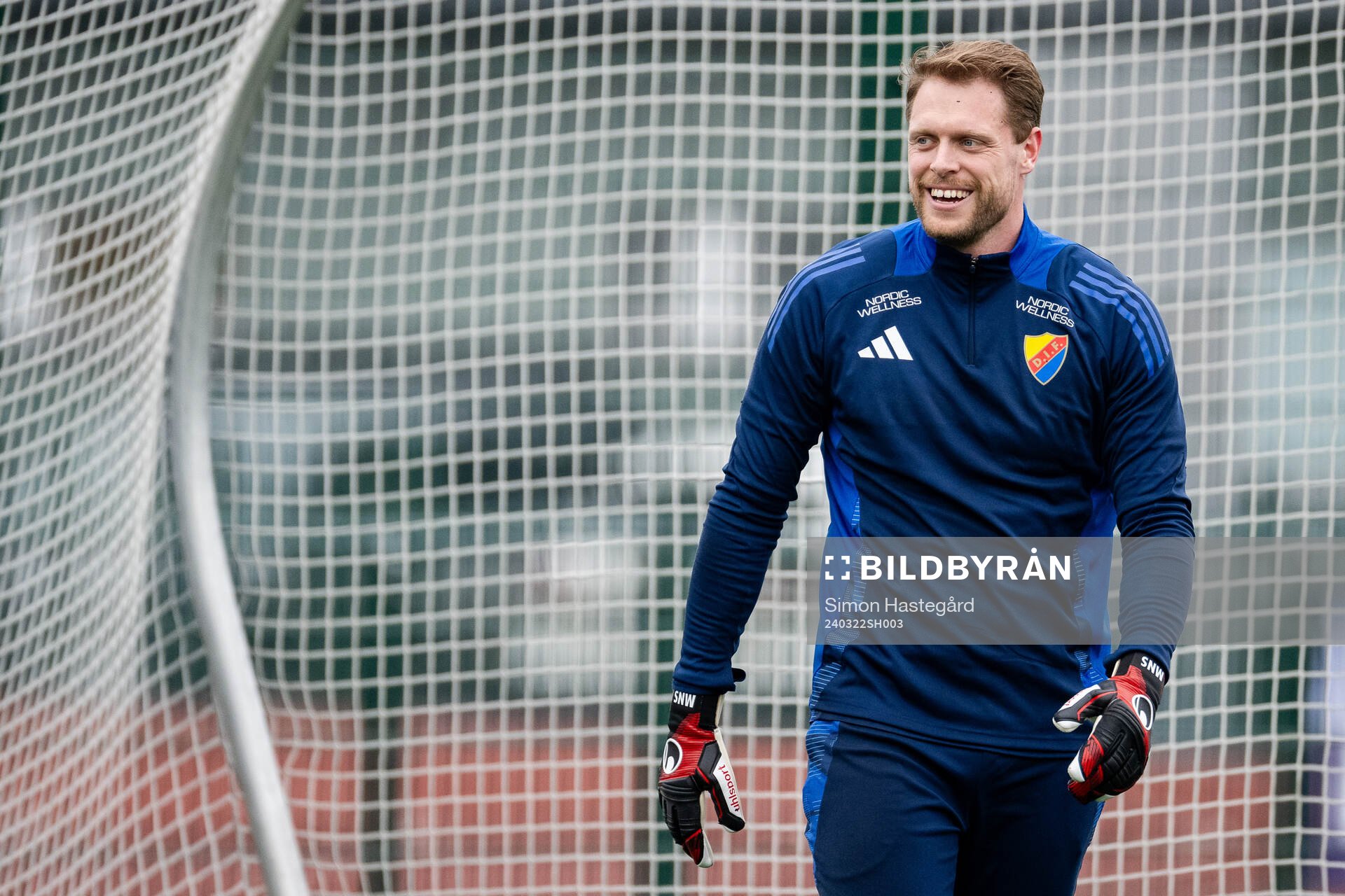 Djurgårdens målvakt Malkolm Nilsson Säfqvist