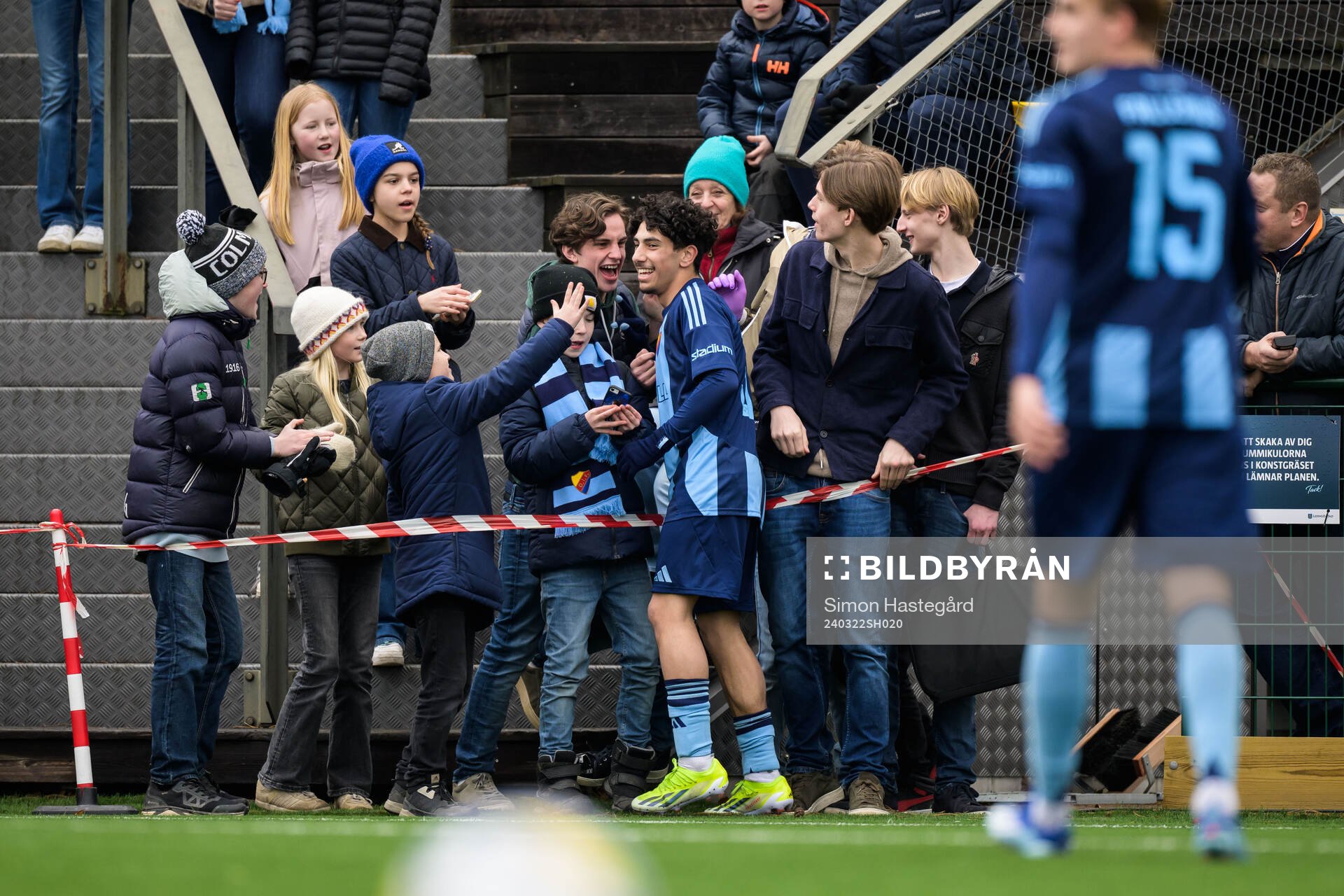 Djurgårdens Ahmed Saeed jublar