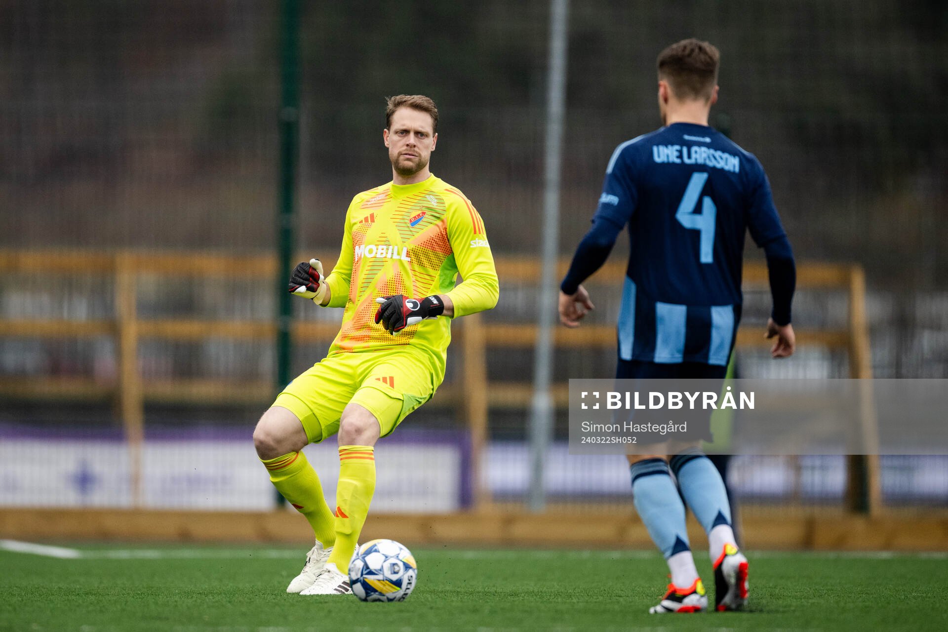 Djurgårdens målvakt Malkolm Nilsson Säfqvist