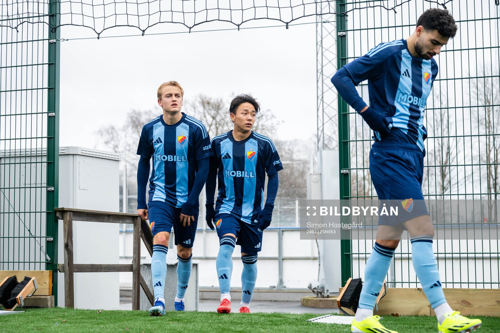 Djurgårdens Oskar Fallenius och Keita Kosugi