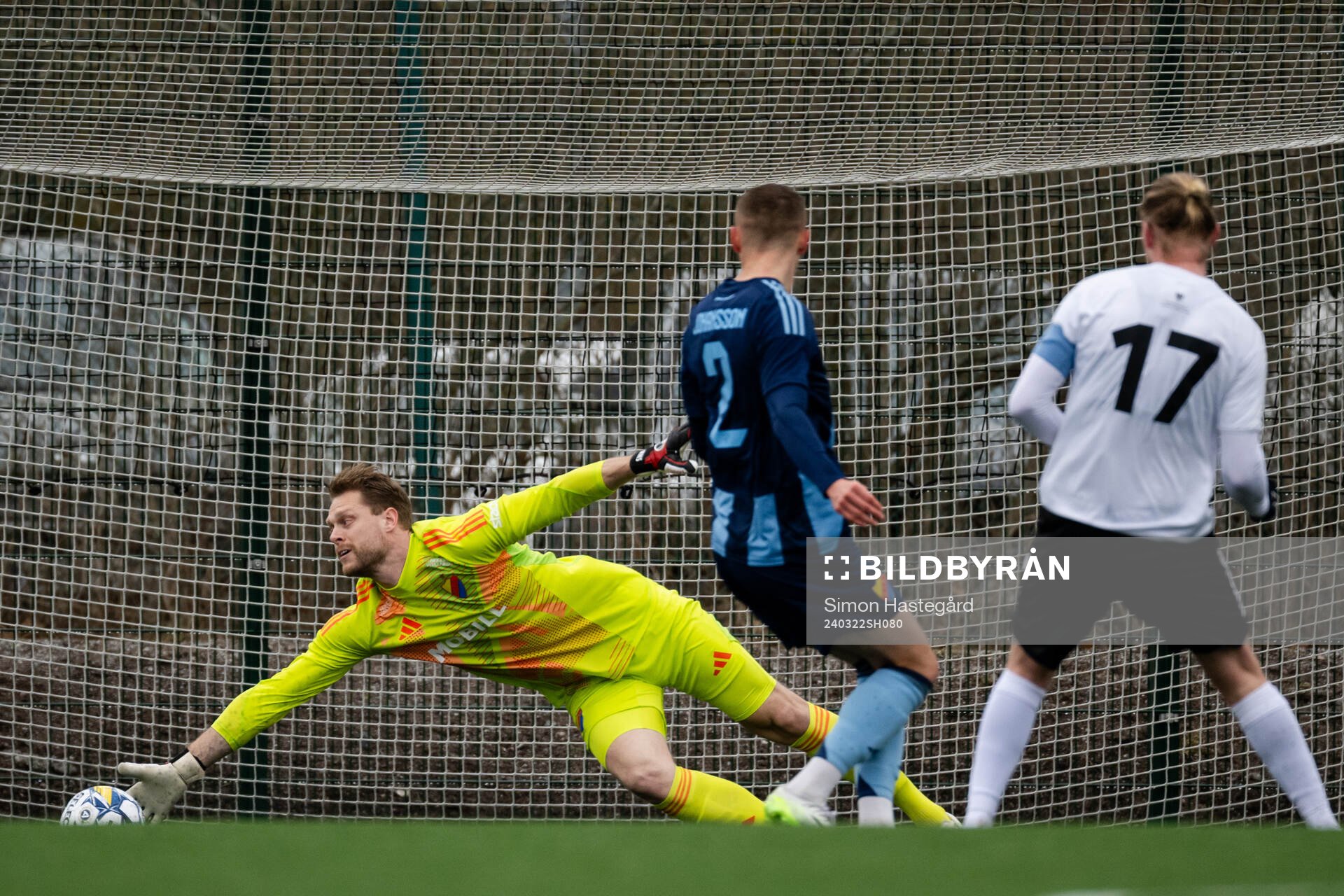 Djurgårdens målvakt Malkolm Nilsson Säfqvist