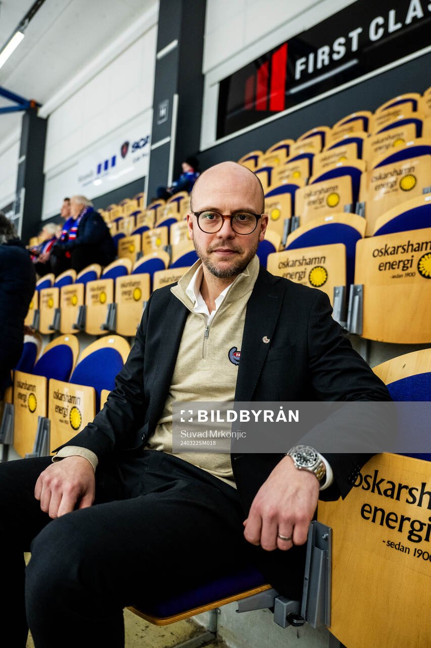 Oskarshamns sportchef Oscar Alsenfelt