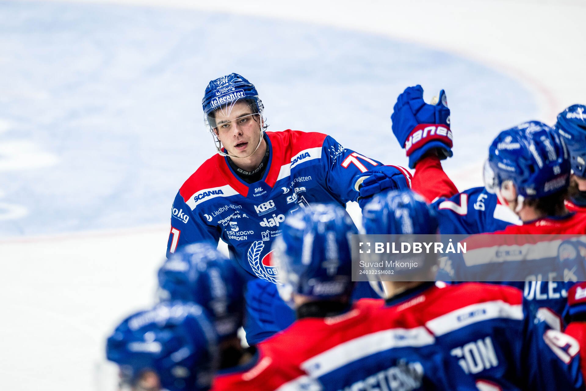 Oskarshamns Viktor Lodin jublar