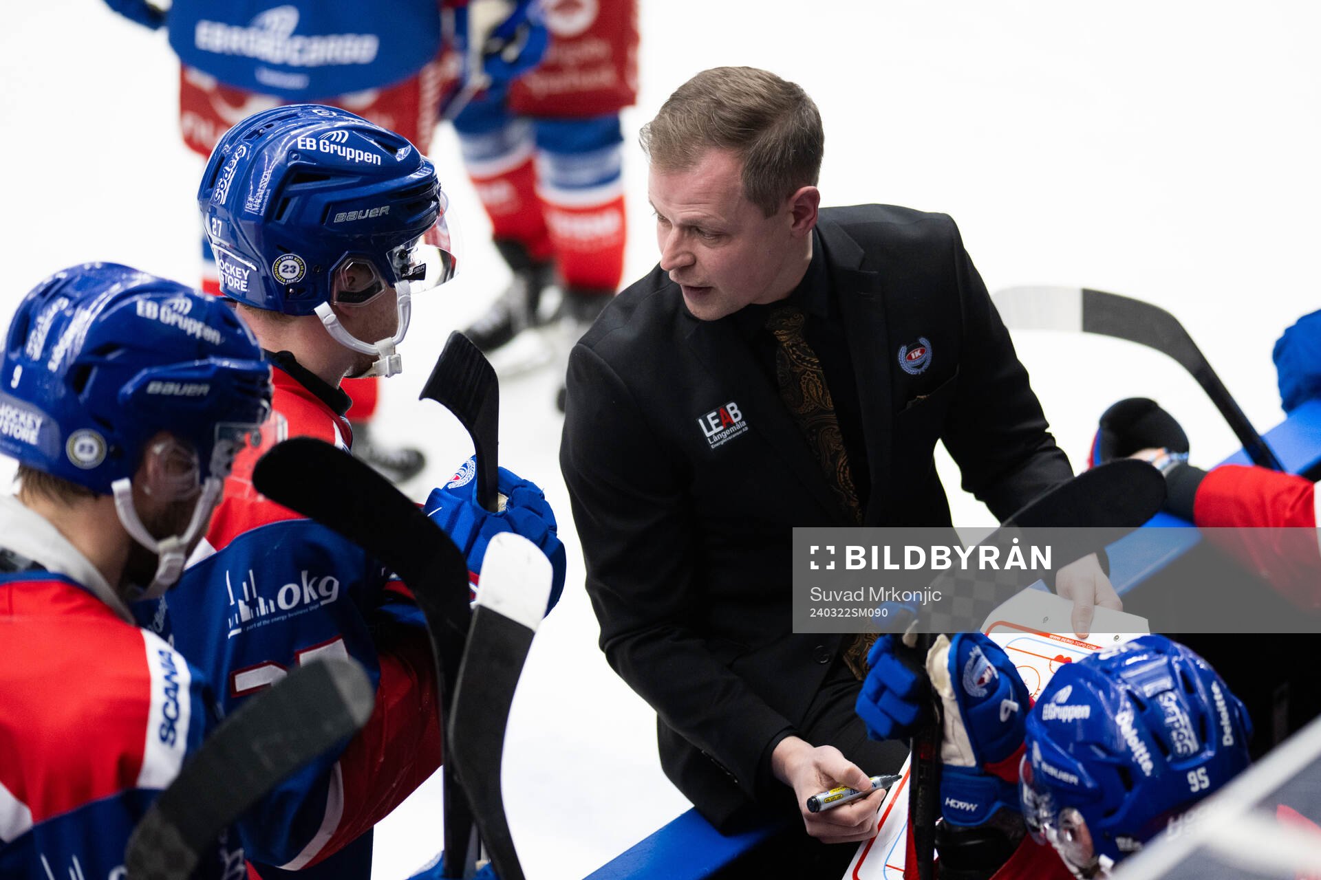 Oskarshamns tränare Martin Filander