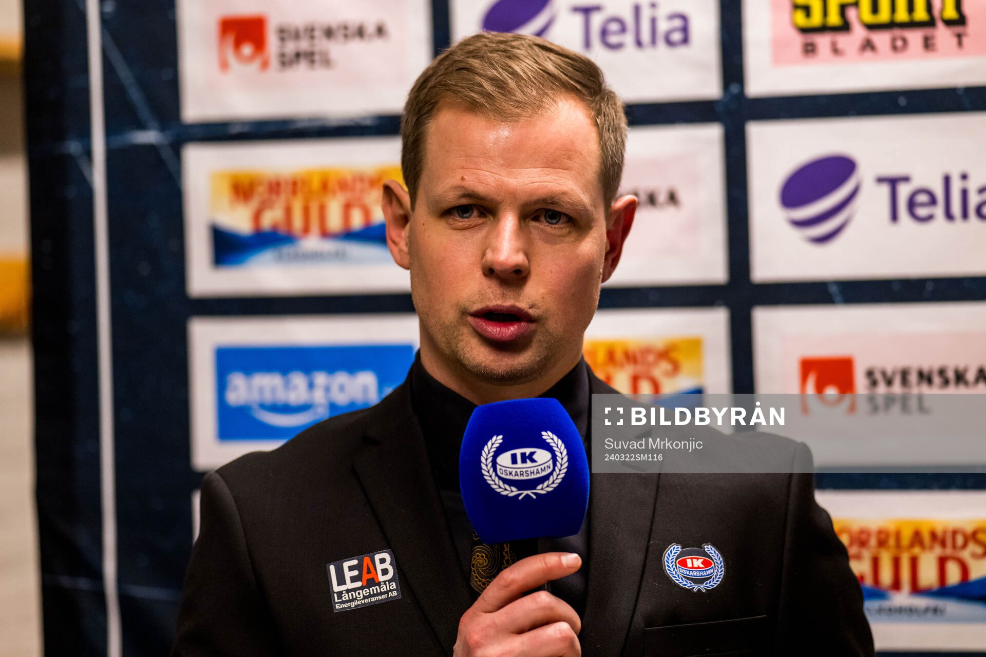 Oskarshamns tränare Martin Filander