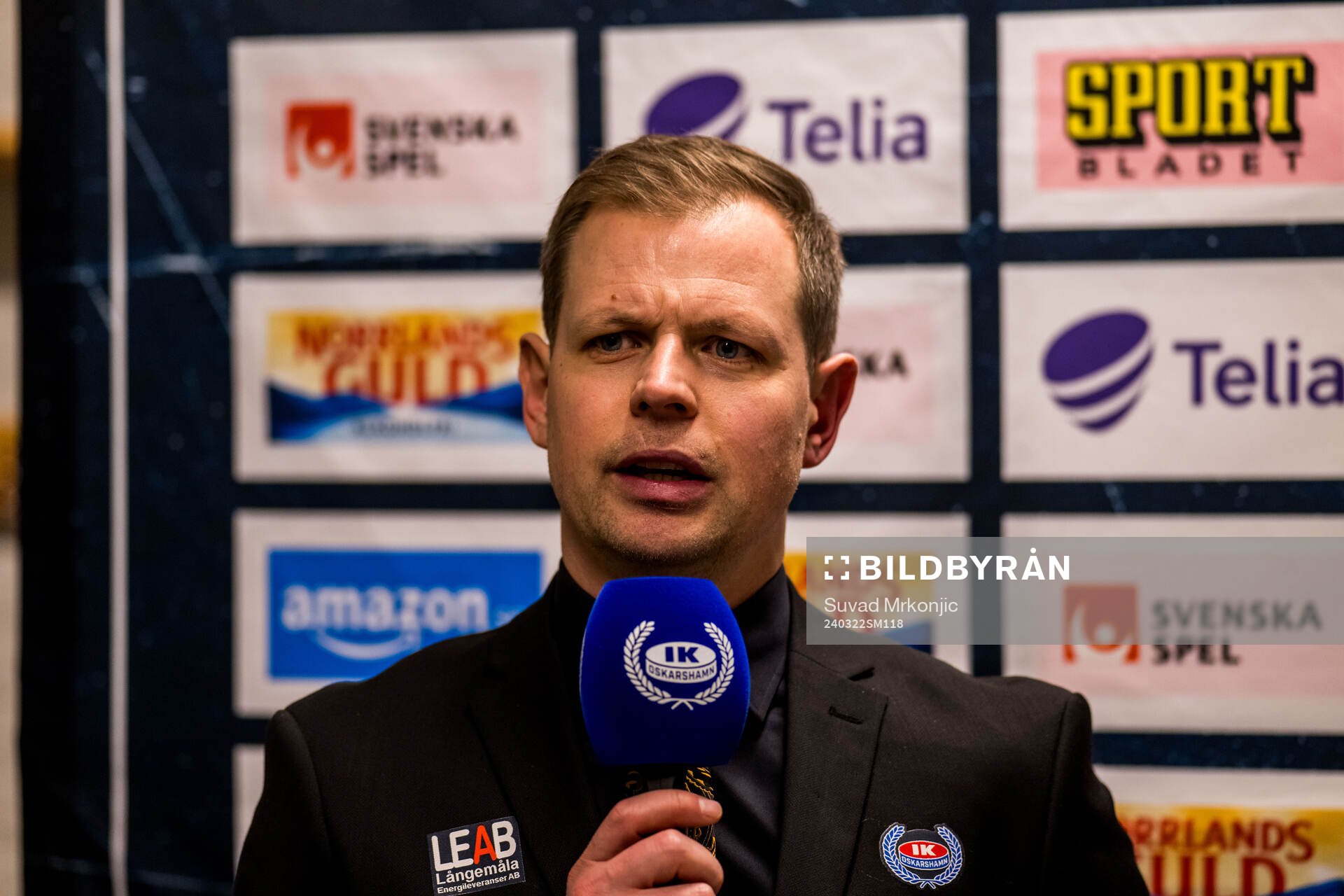 Oskarshamns tränare Martin Filander